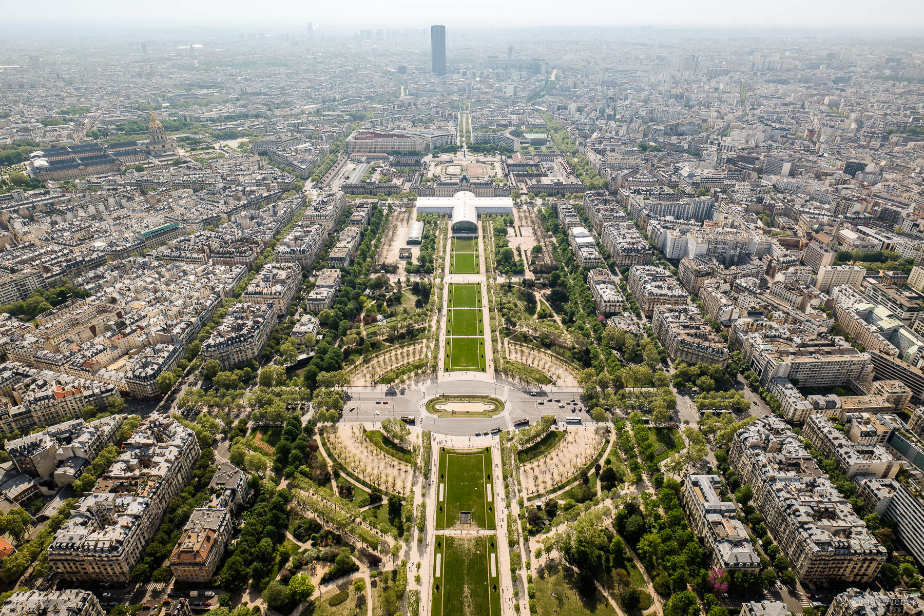 Blick vom Eiffelturm über die Seine und Paris, Fotograf Thomas Weber aus Oldenburg