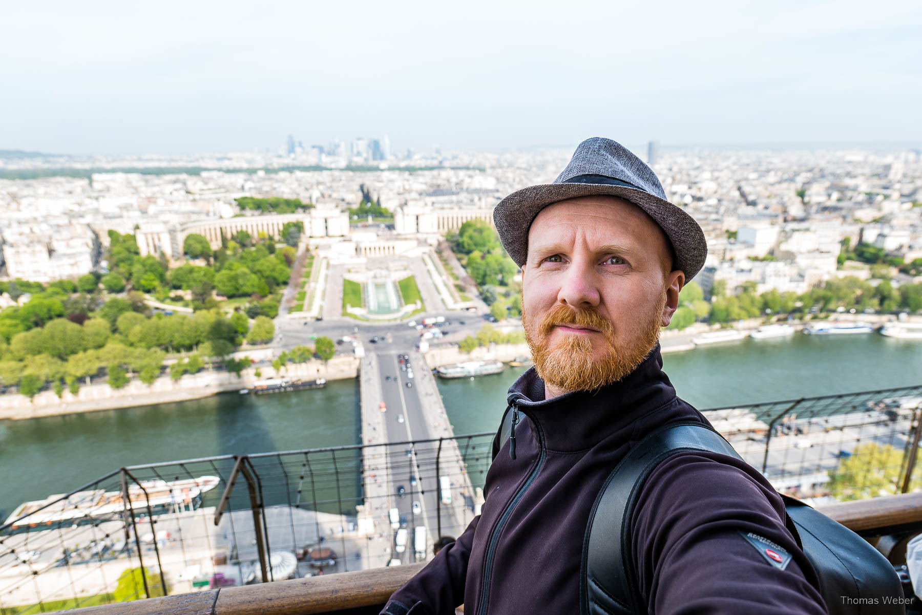 Blick vom Eiffelturm über die Seine und Paris, Fotograf Thomas Weber aus Oldenburg