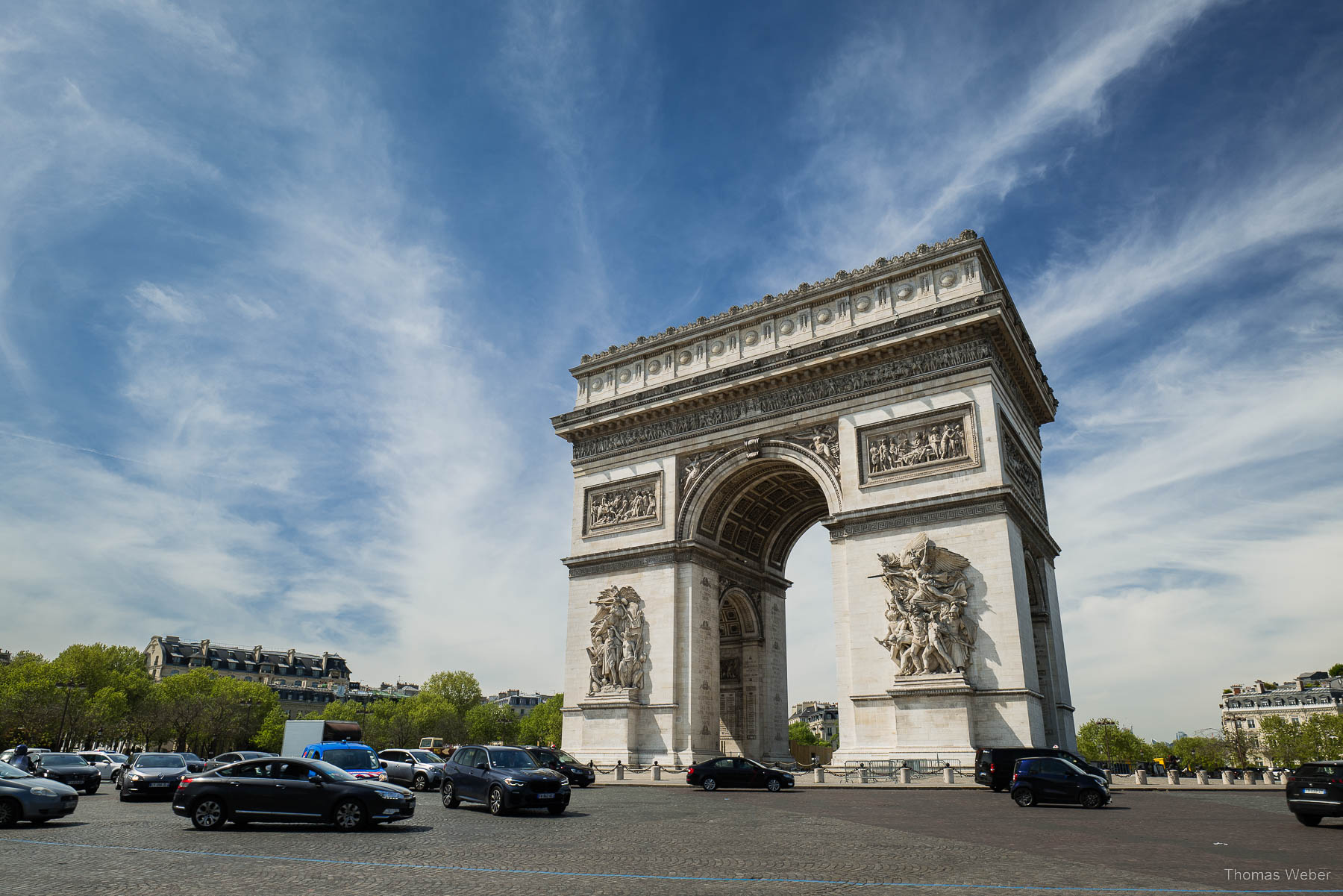 Der Arc de Triomphe de l’Étoile in Paris, Fotograf Thomas Weber aus Oldenburg