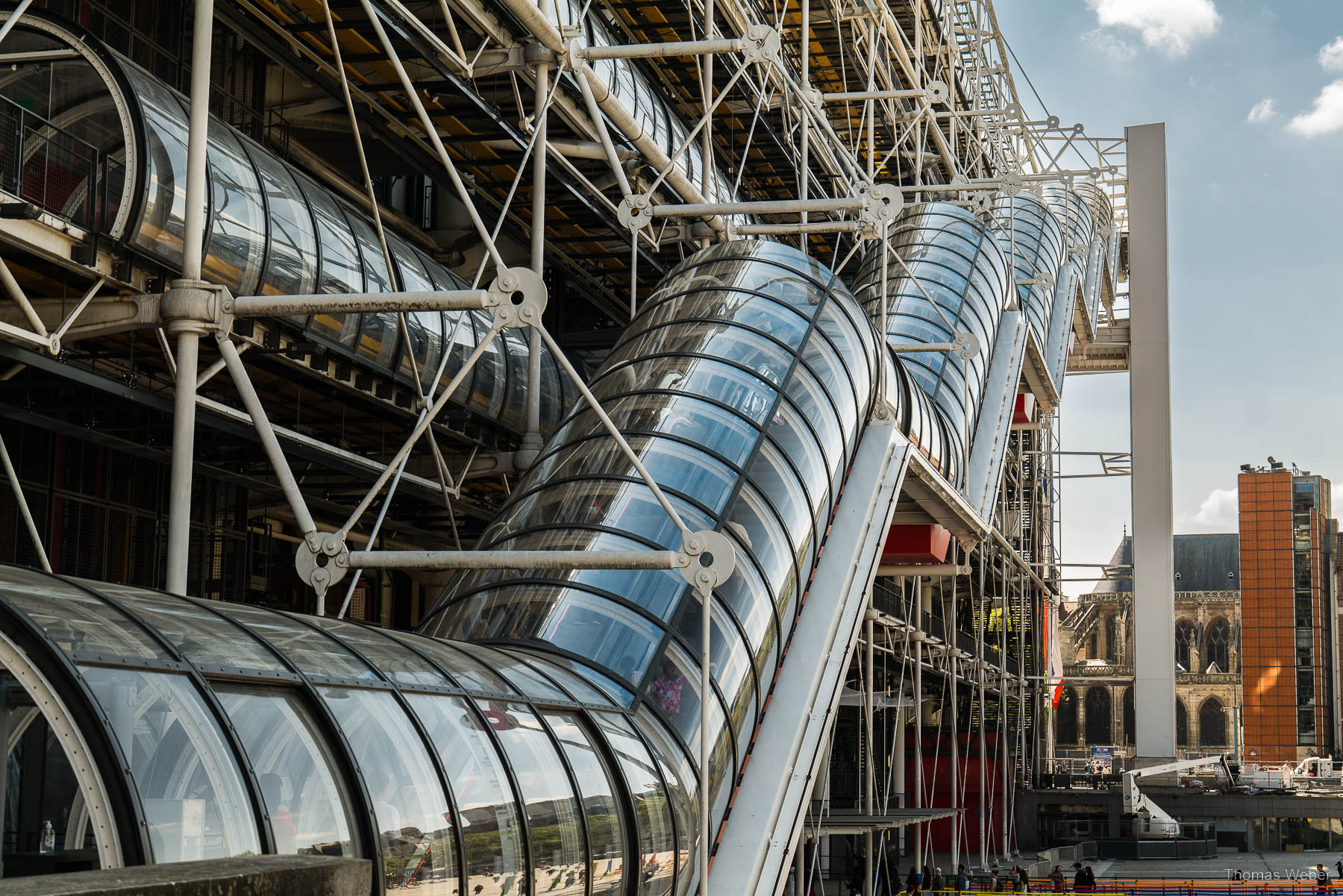 Das Centre Georges Pompidou in Paris, Fotograf Thomas Weber aus Oldenburg