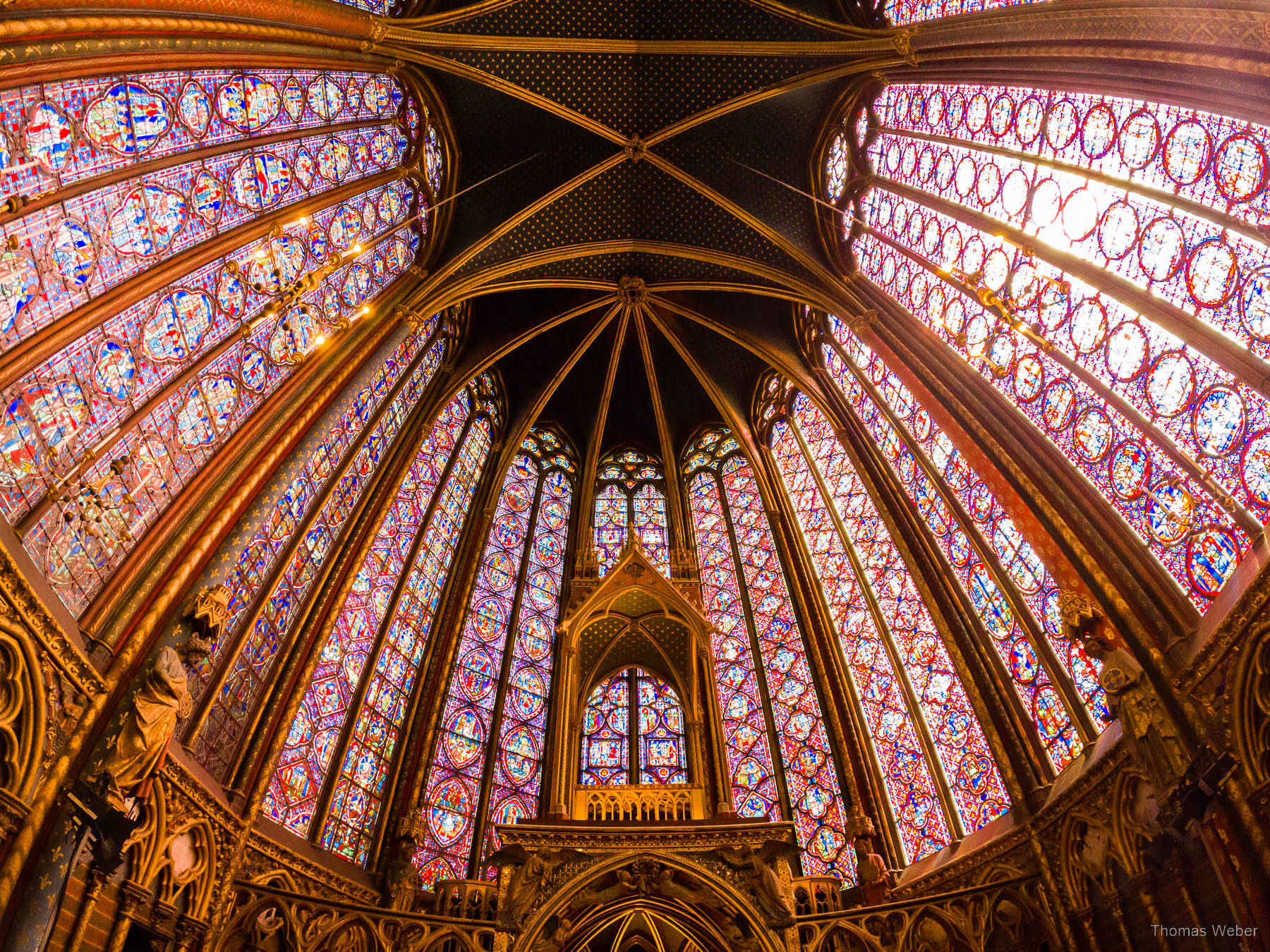 Die Glaskuppel der Sainte Chapelle in Paris, Fotograf Thomas Weber aus Oldenburg
