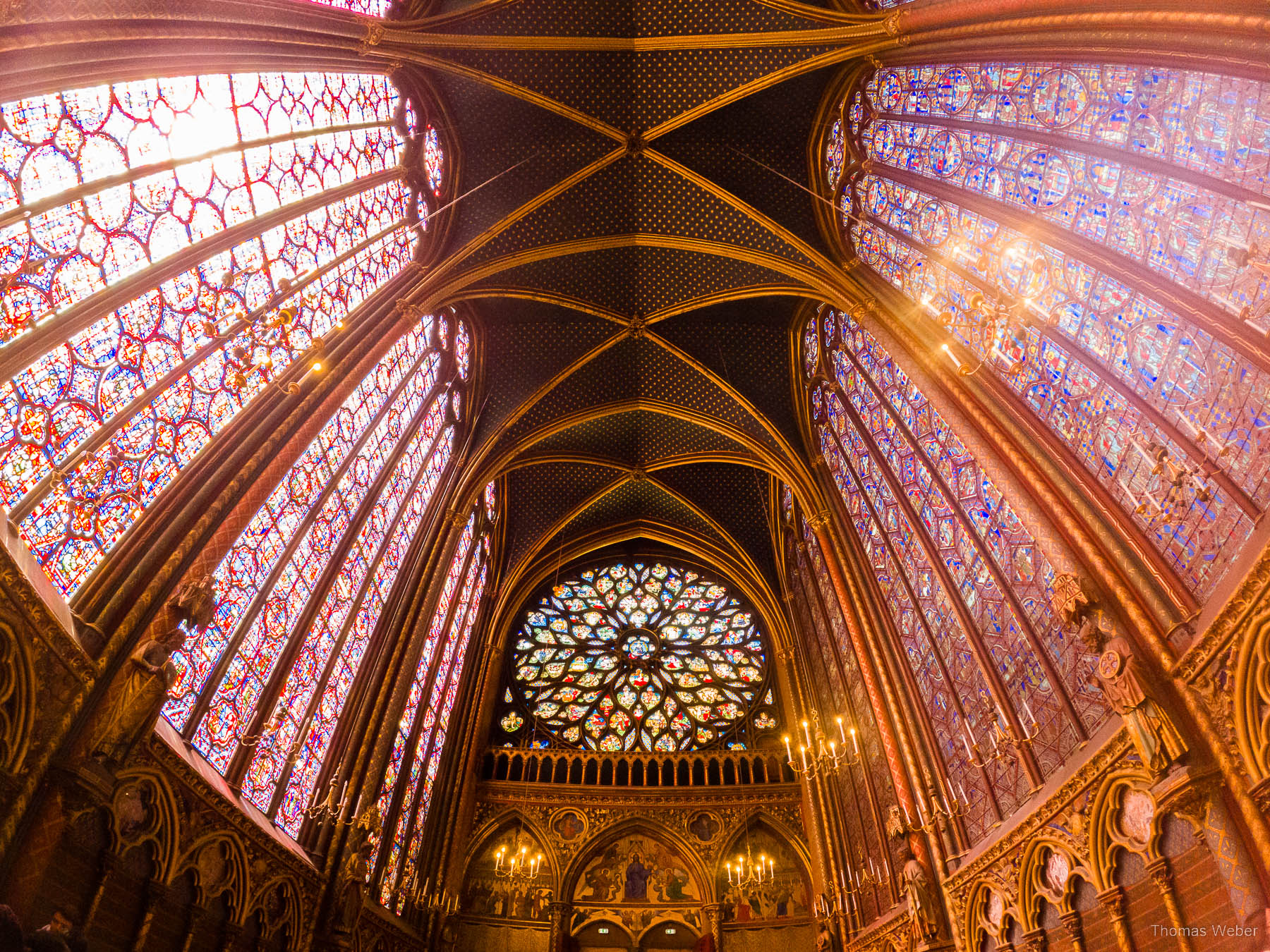 Die Glaskuppel der Sainte Chapelle in Paris, Fotograf Thomas Weber aus Oldenburg