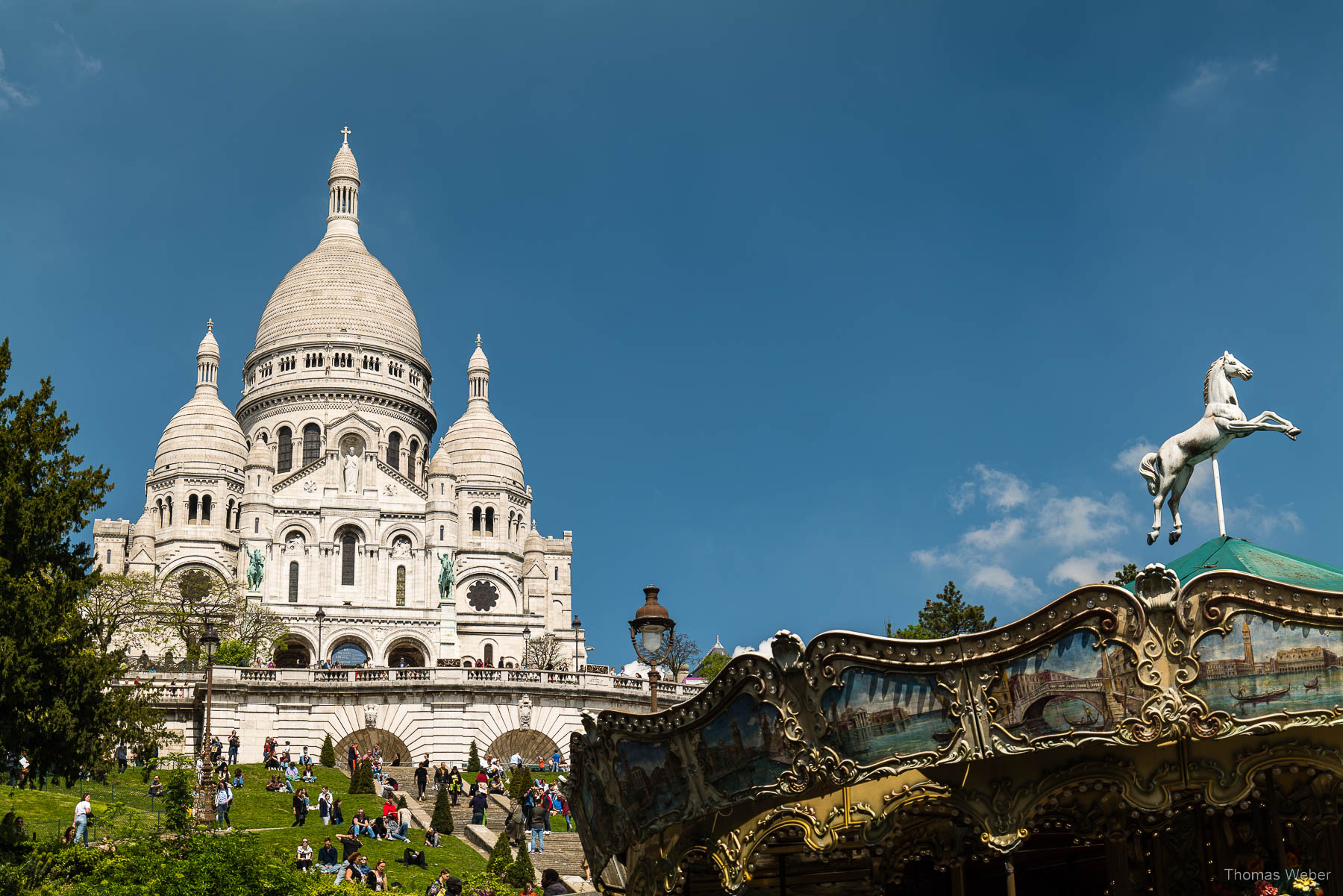 Die Basilique du Sacré-Cœur de Montmartre in Paris, Fotograf Thomas Weber aus Oldenburg