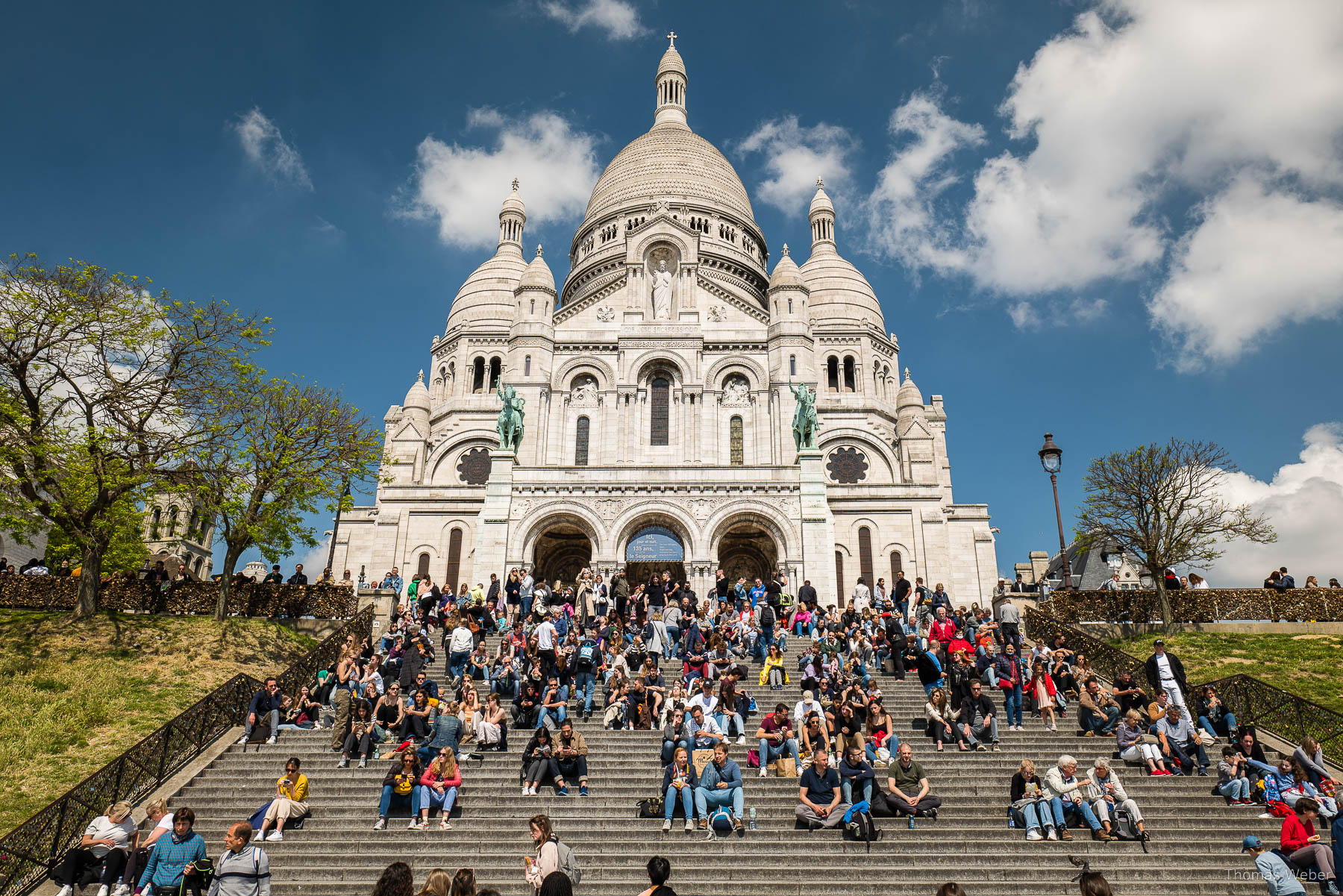 Die Basilique du Sacré-Cœur de Montmartre in Paris, Fotograf Thomas Weber aus Oldenburg