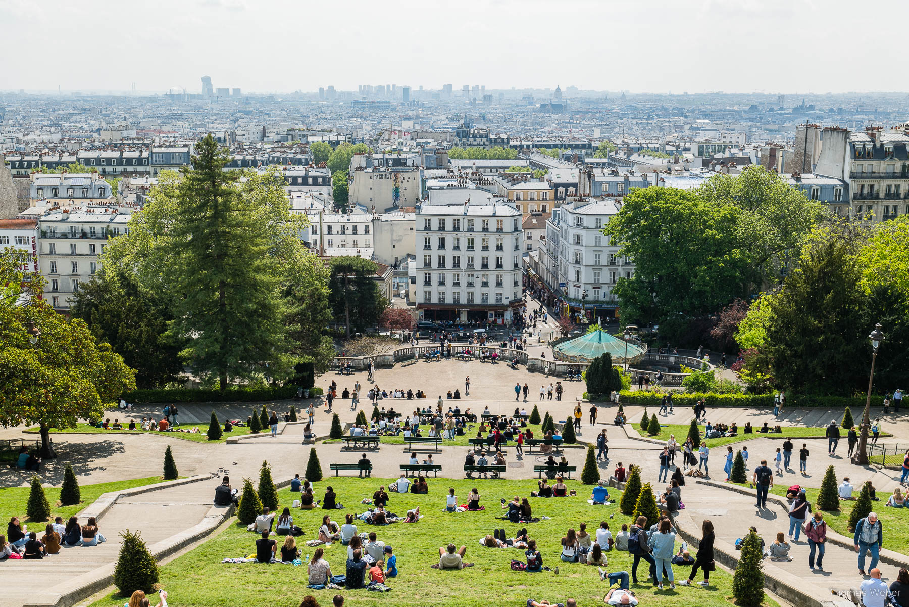 Die Basilique du Sacré-Cœur de Montmartre in Paris, Fotograf Thomas Weber aus Oldenburg