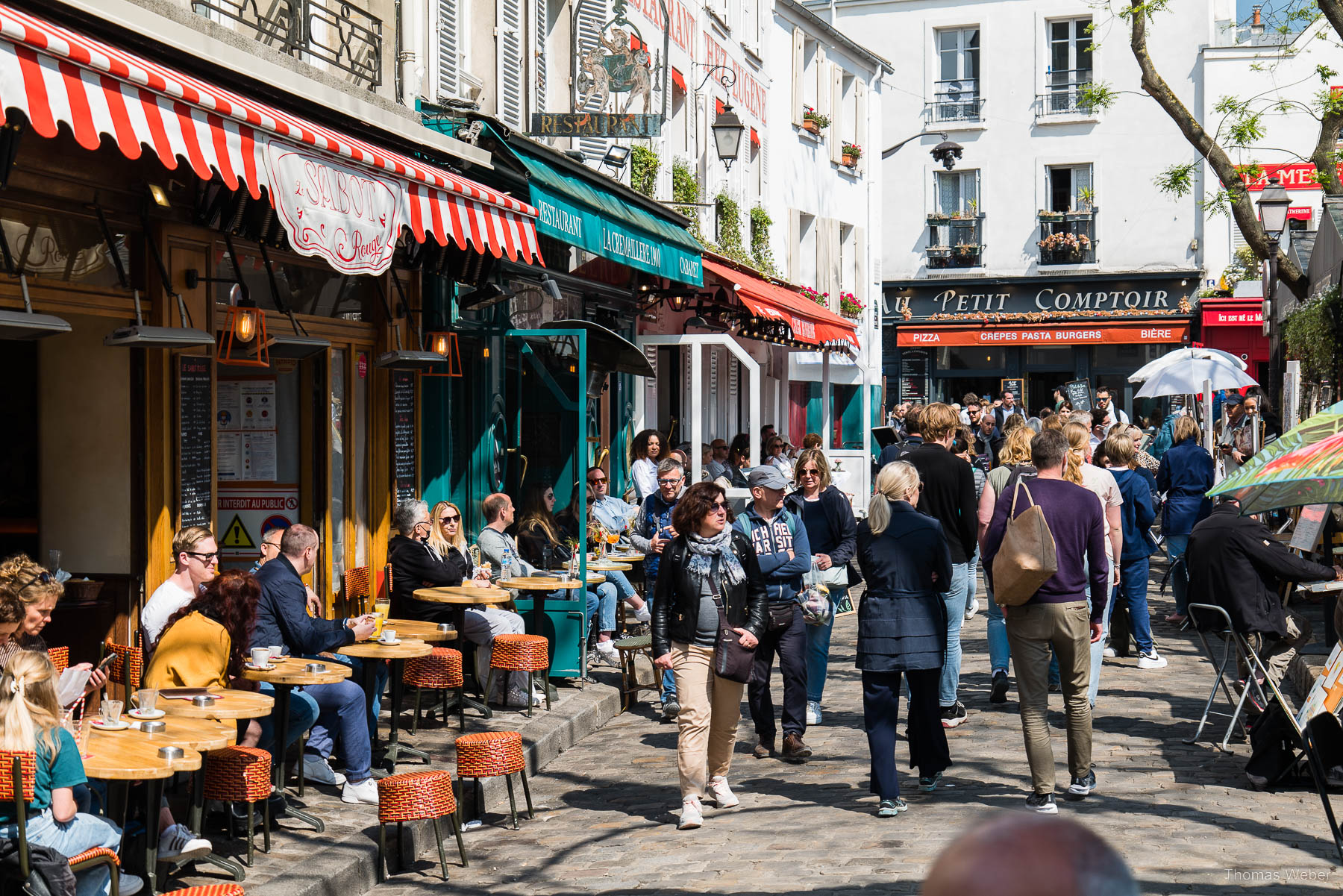 Im Künstlerviertel Montmatre in Paris, Fotograf Thomas Weber aus Oldenburg