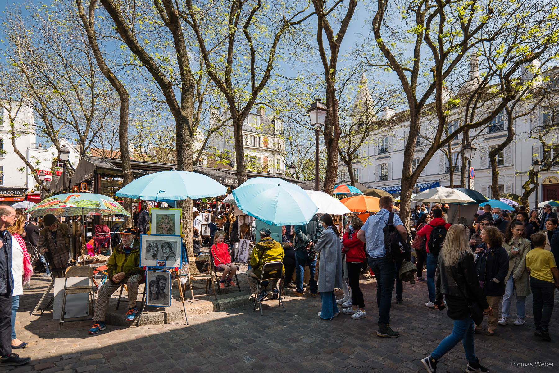 Im Künstlerviertel Montmatre in Paris, Fotograf Thomas Weber aus Oldenburg