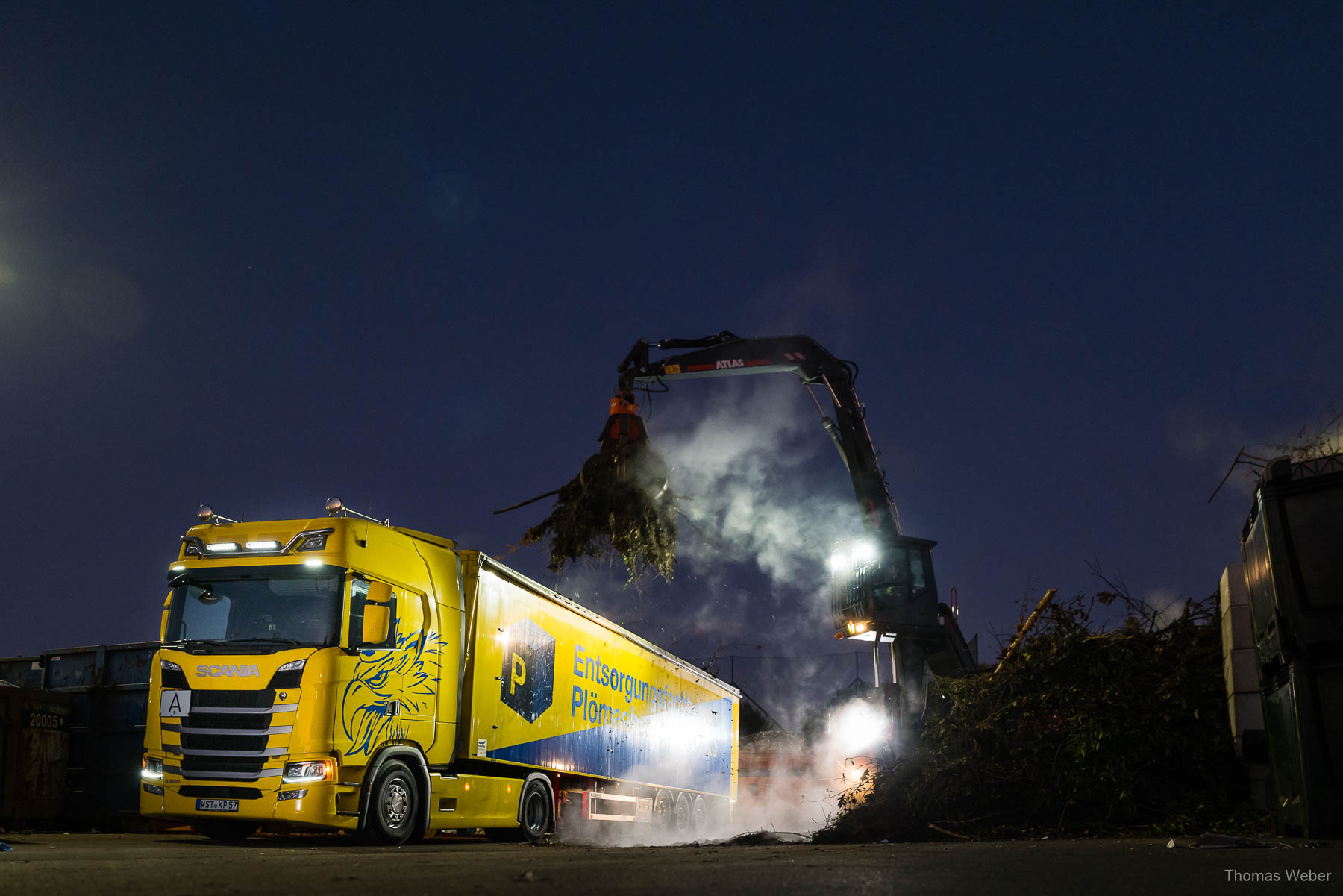 Industriefotos für Plömacher Entsorgung, Fotograf Thomas Weber aus Oldenburg