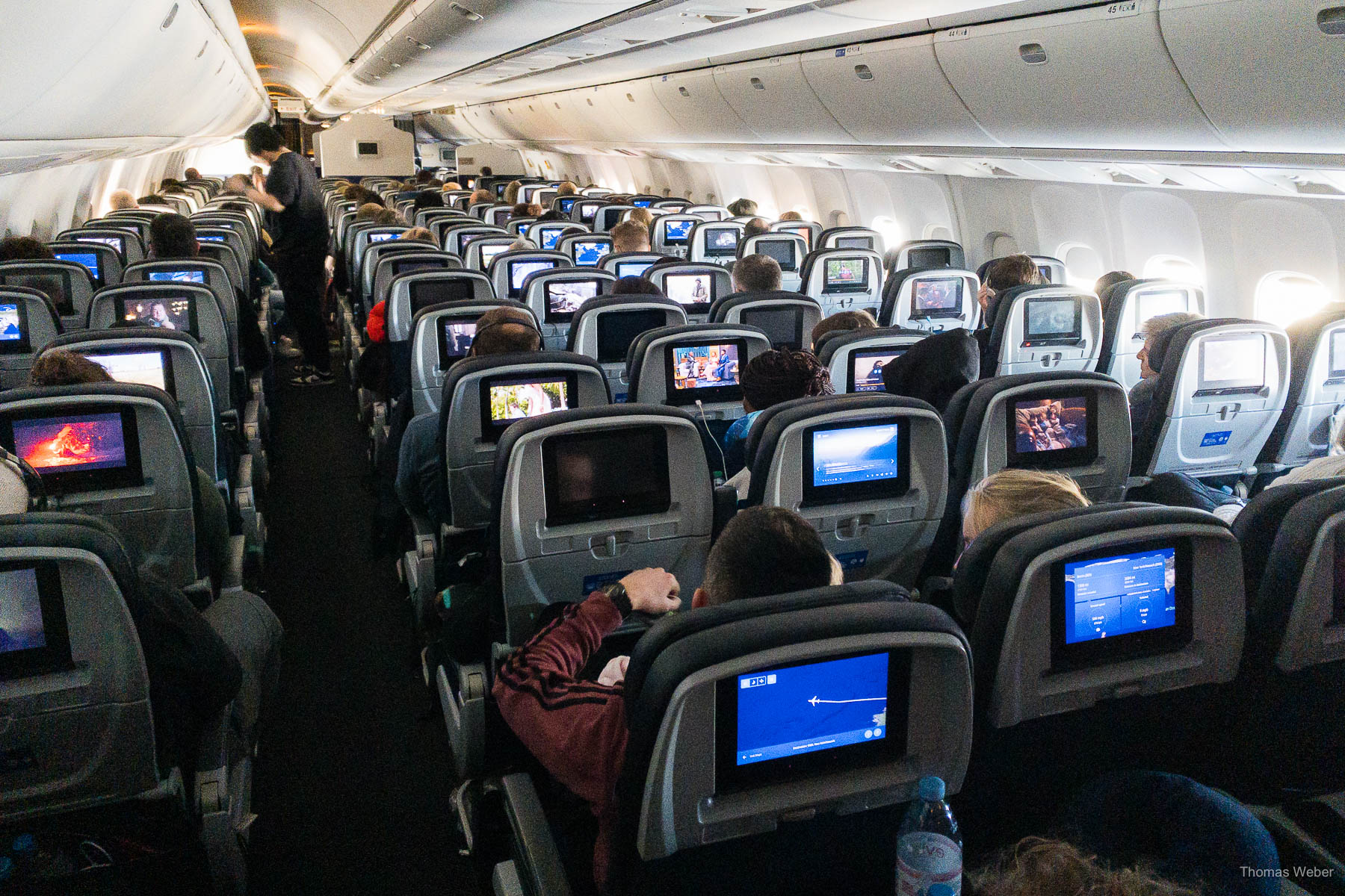 Flug von Berlin nach Newark (USA), Fotograf Thomas Weber aus Oldenburg