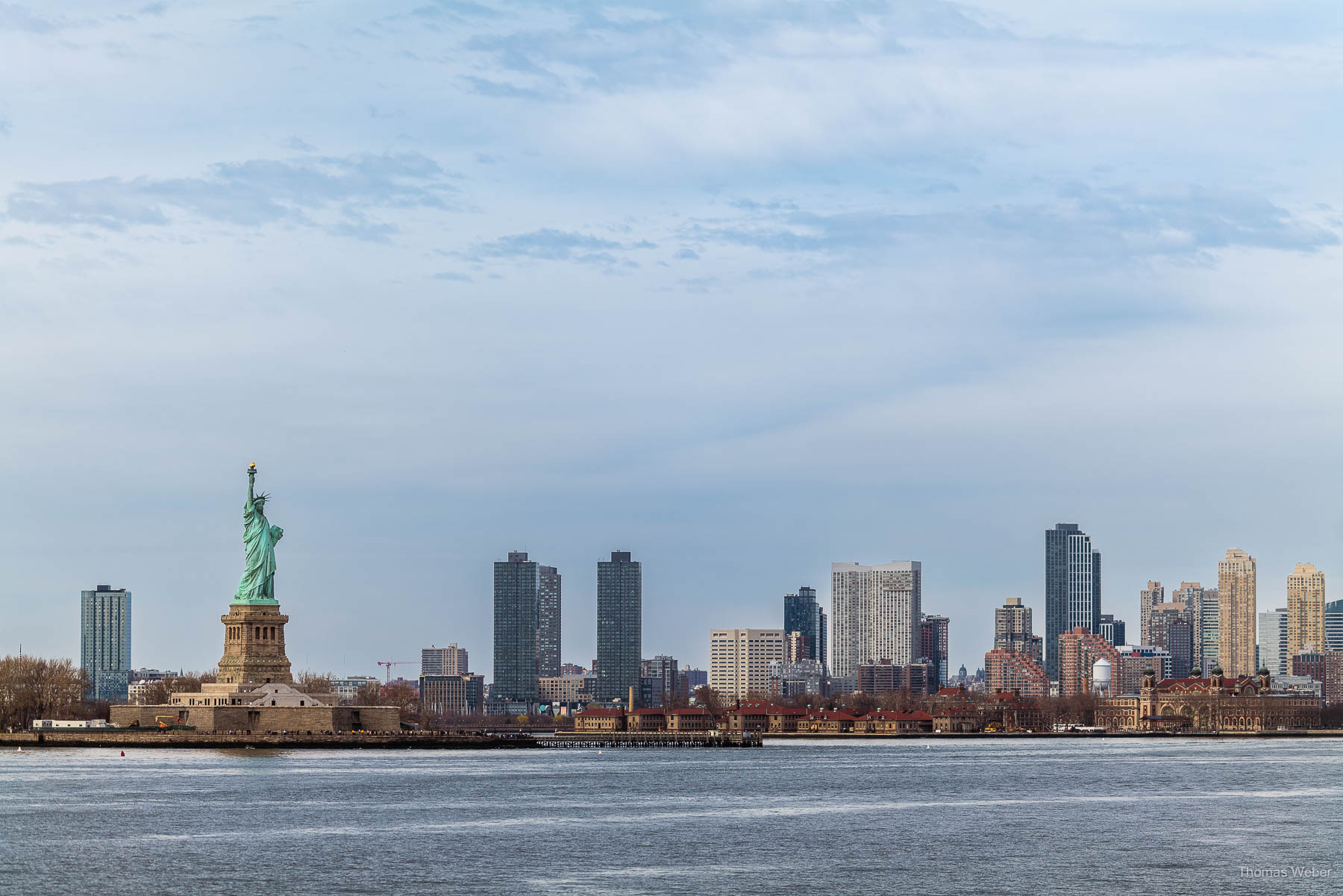 Fahrt mit der Staten Island Ferry von Manhattan mit Blick auf die Statue of Liberty in New York City, USA, Fotograf Thomas Weber aus Oldenburg