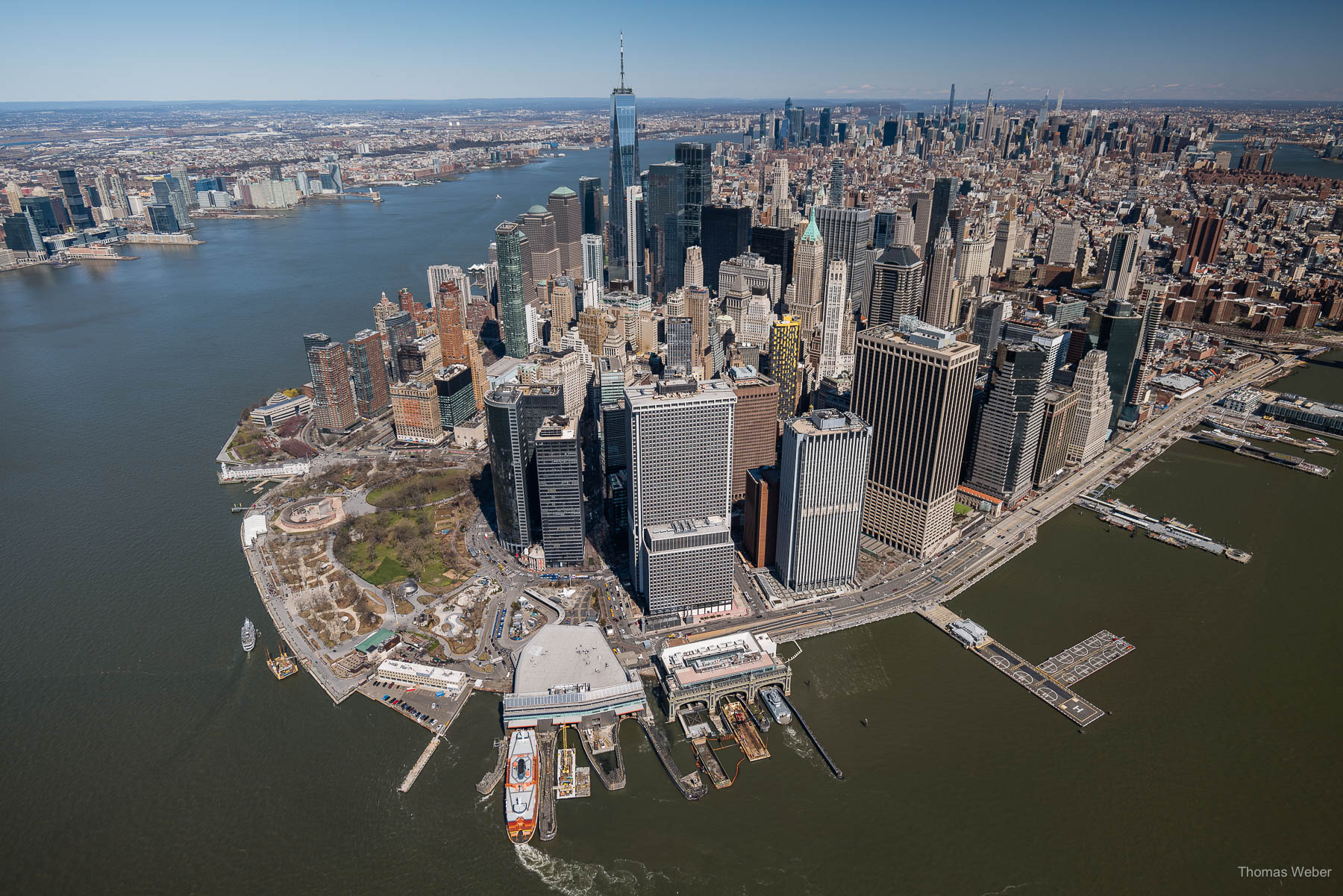 Rundflug mit dem Helikopter über Manhattan in New York City, USA, Thomas Weber, Fotograf in Oldenburg