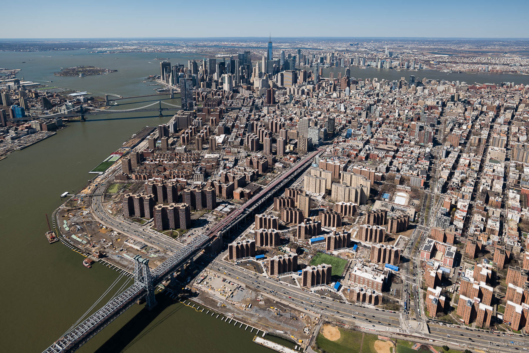 Rundflug mit dem Helikopter über Manhattan in New York City, USA, Thomas Weber, Fotograf in Oldenburg