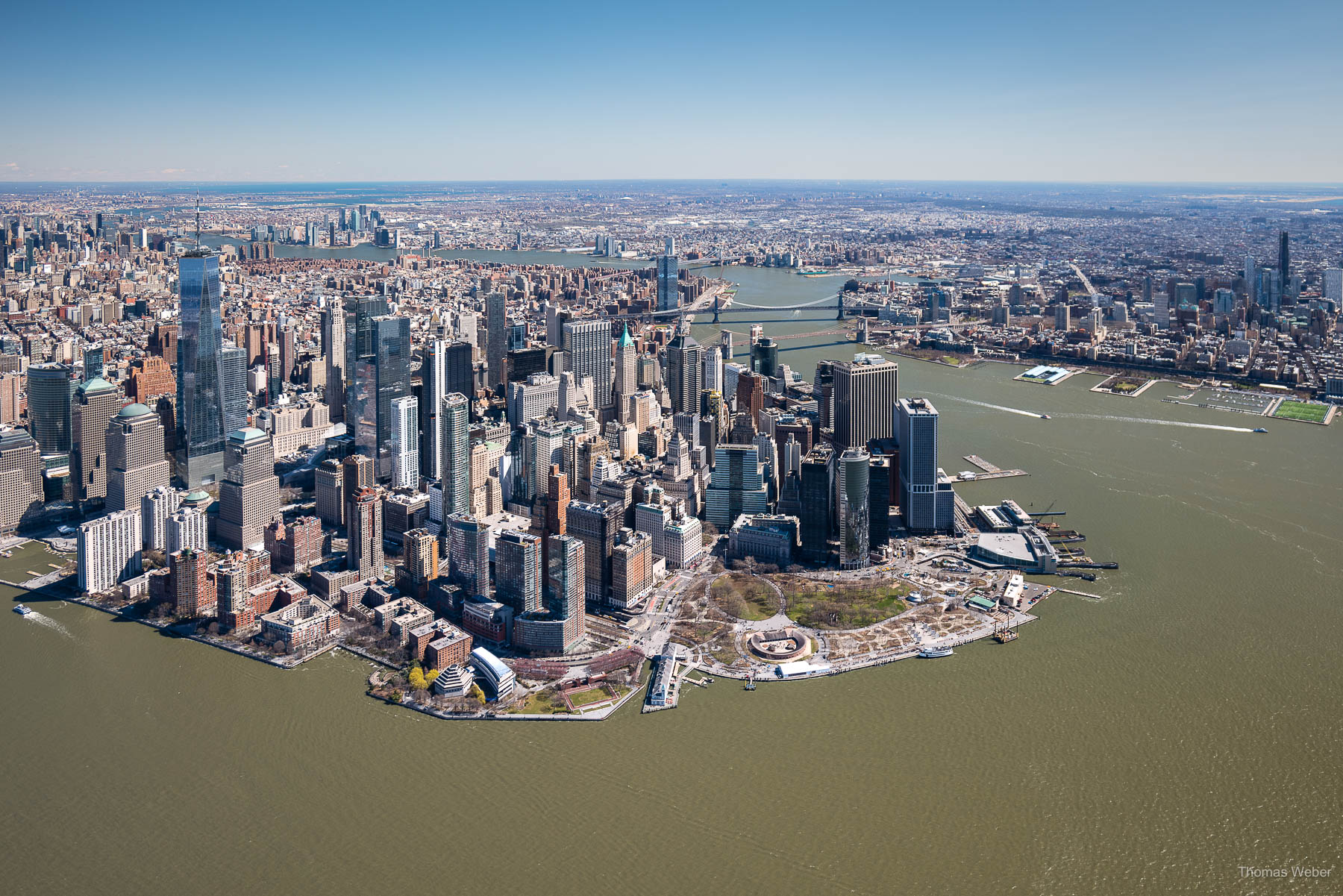 Rundflug mit dem Helikopter über Manhattan in New York City, USA, Thomas Weber, Fotograf in Oldenburg