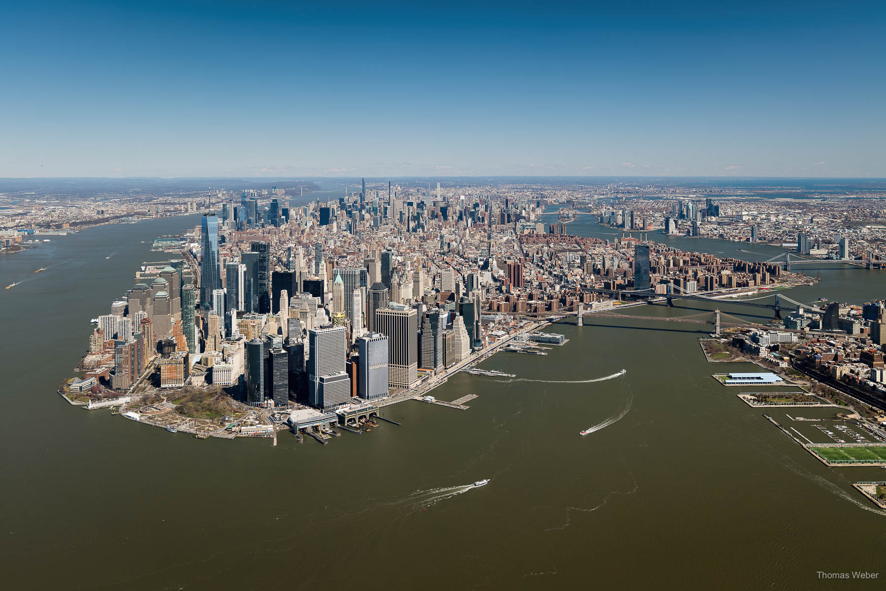 Rundflug mit dem Helikopter über Manhattan in New York City, USA, Thomas Weber, Fotograf in Oldenburg