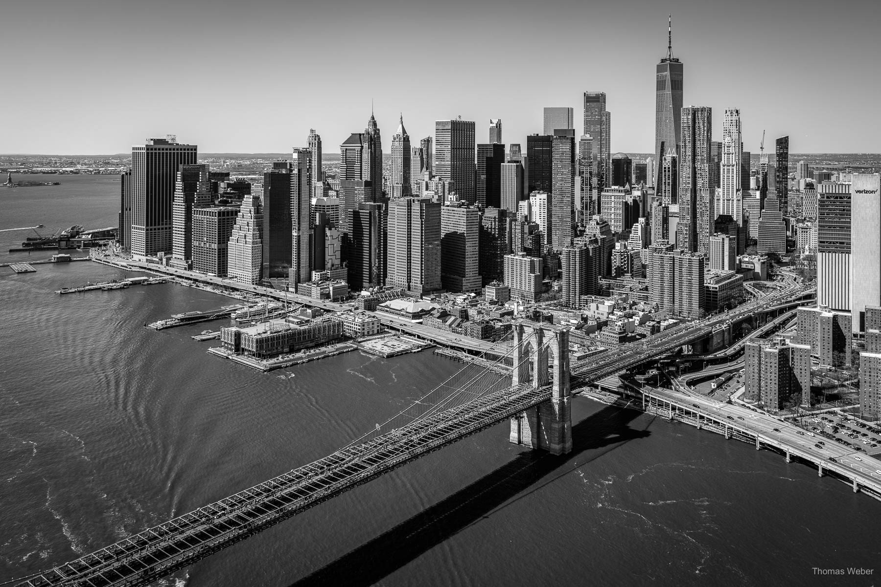 Rundflug mit dem Helikopter über Manhattan in New York City, USA, Thomas Weber, Fotograf in Oldenburg