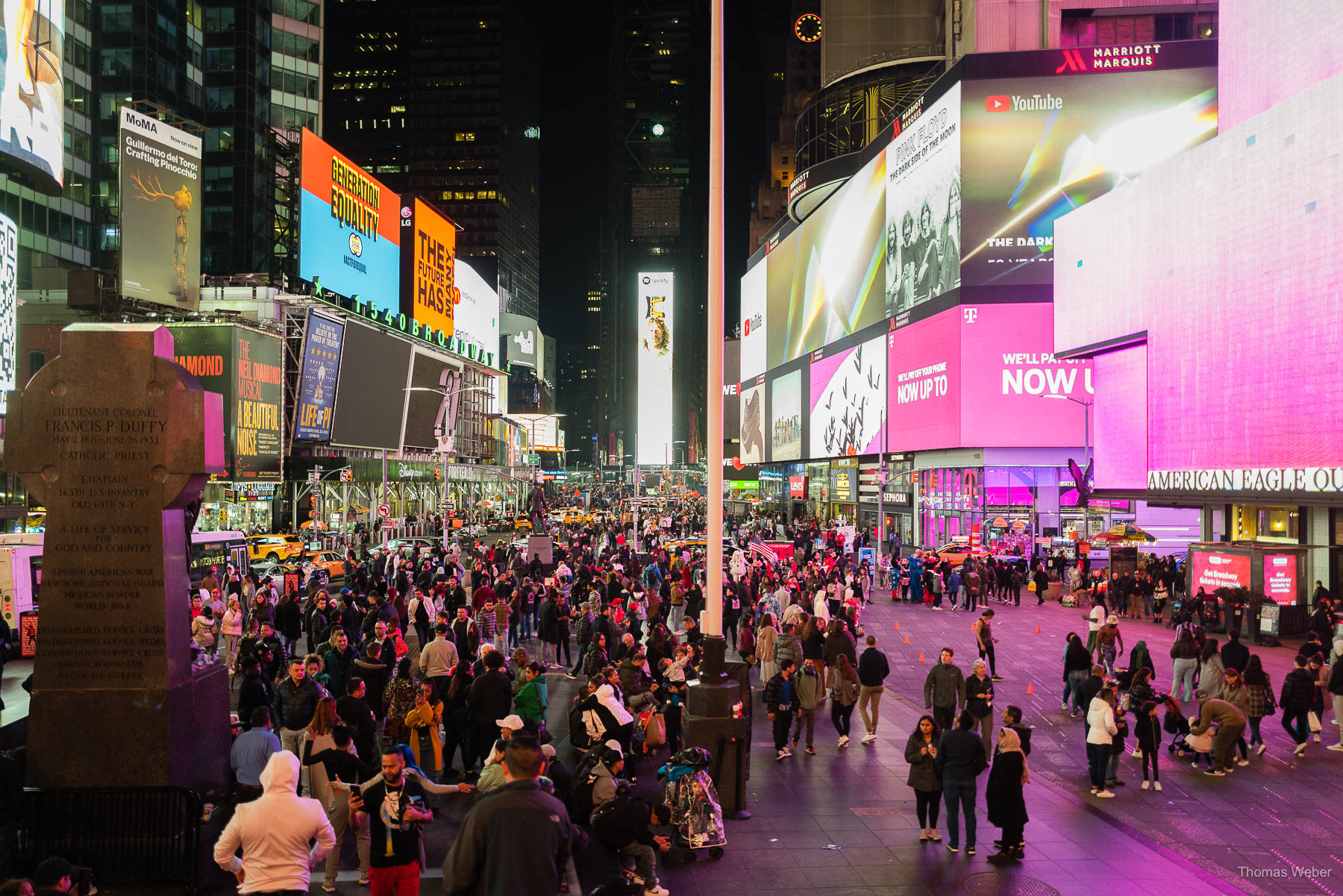 Times Square am Abend, New York City, USA, Thomas Weber, Fotograf Oldenburg