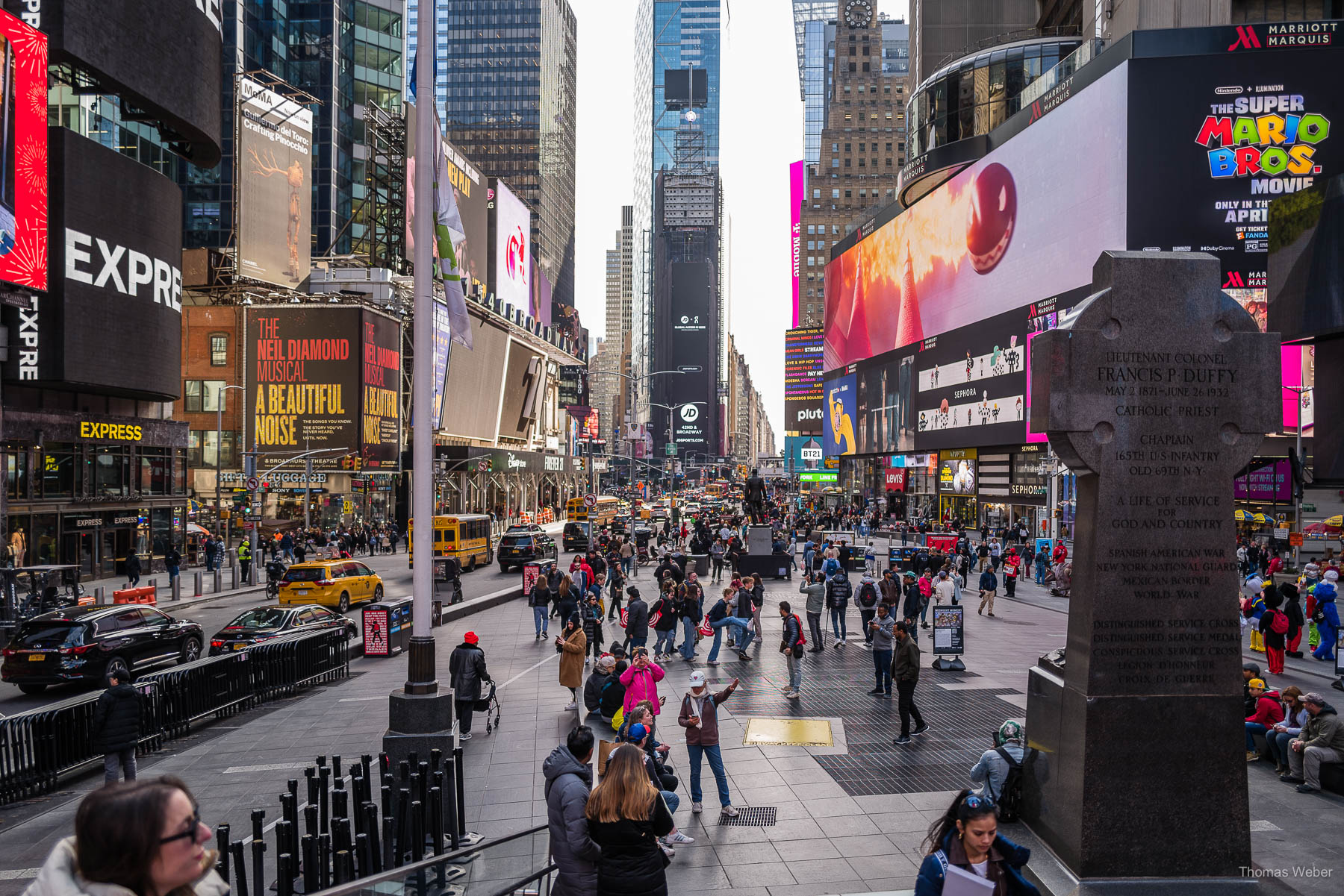 Times Square in New York City USA am Tage, Thomas Weber, Fotograf Oldenburg