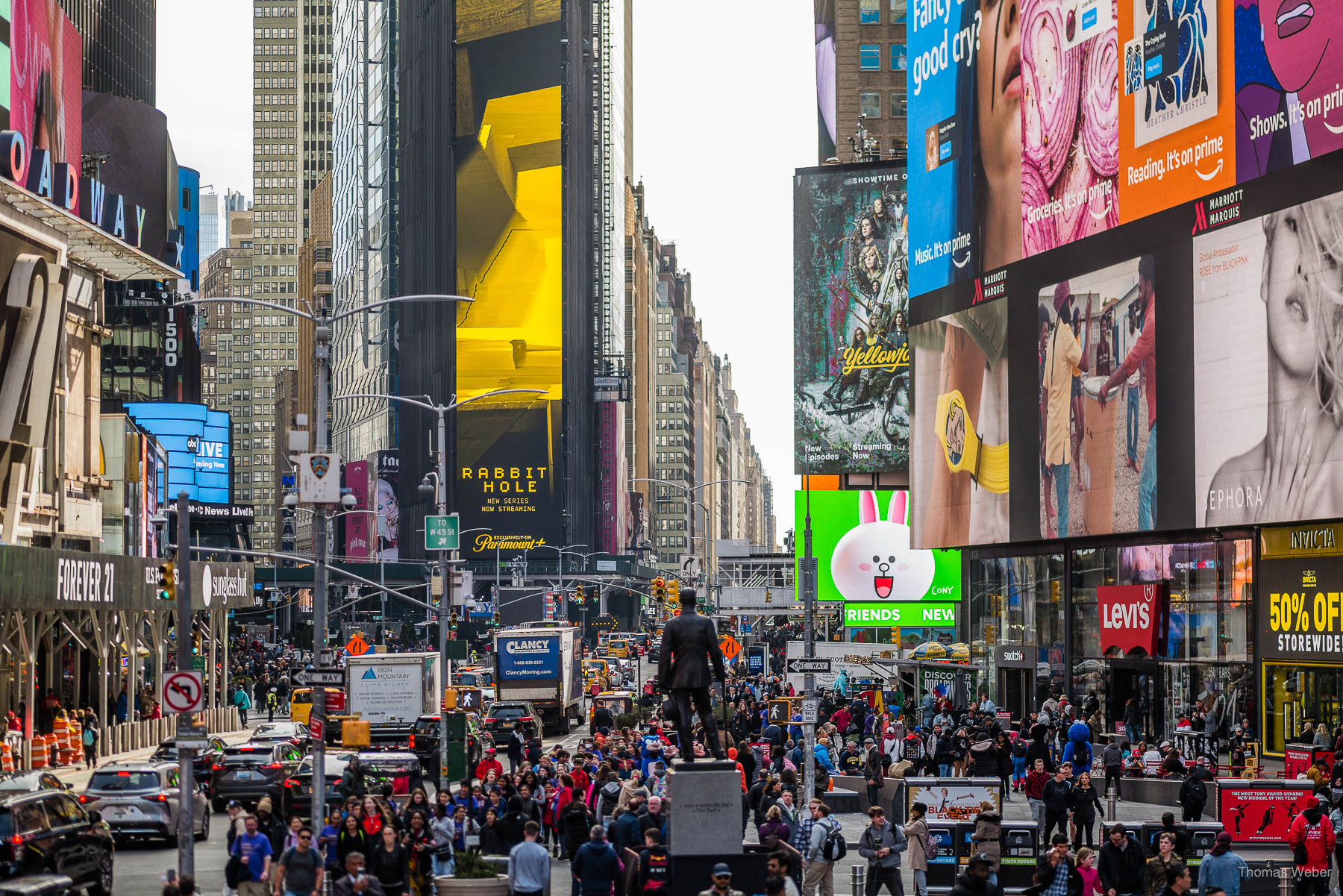 Times Square in New York City USA am Tage, Thomas Weber, Fotograf Oldenburg