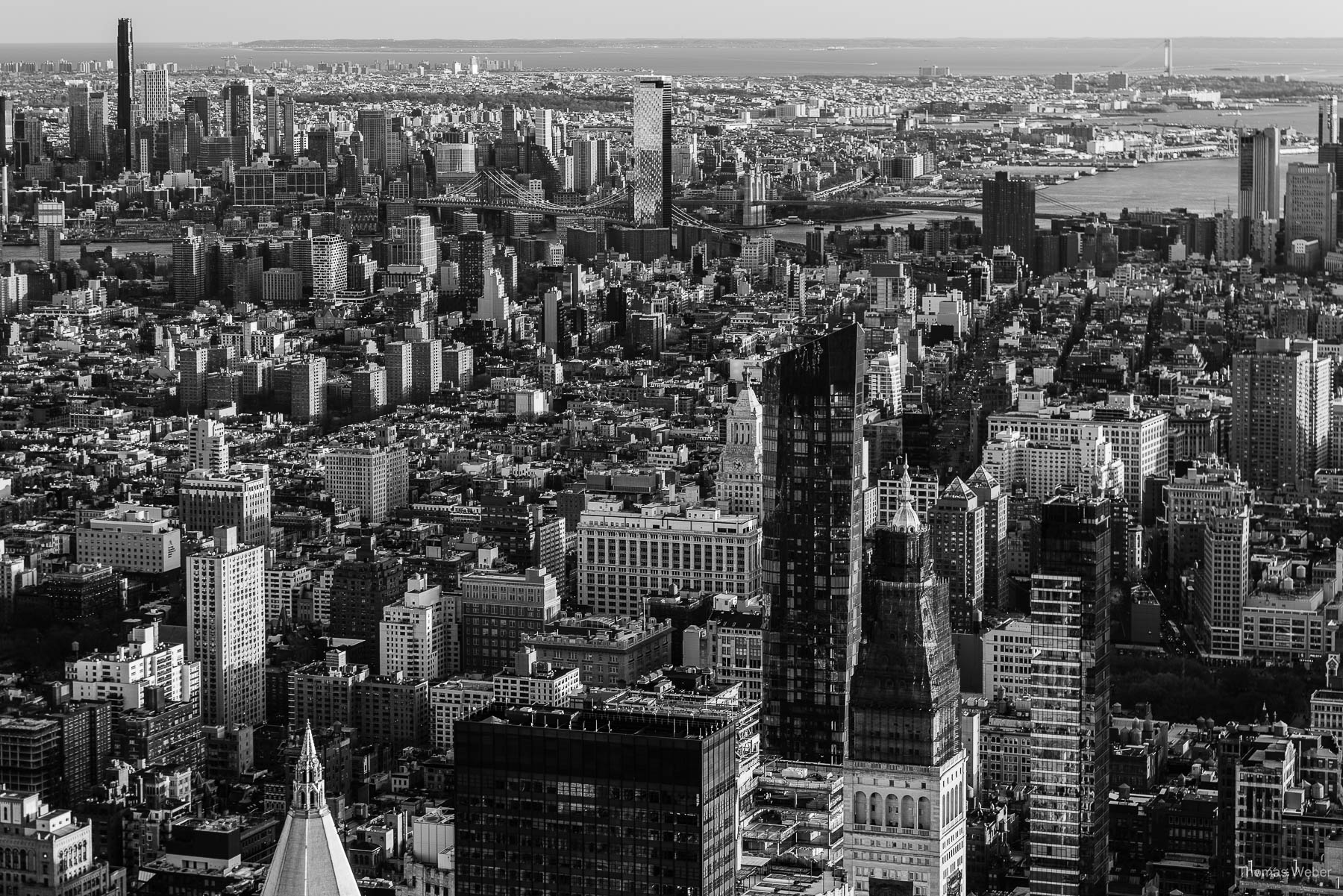 Blick vom Empire State Building über Manhattan bei Sonnenuntergang, New York City, USA, Fotograf Thomas Weber aus Oldenburg