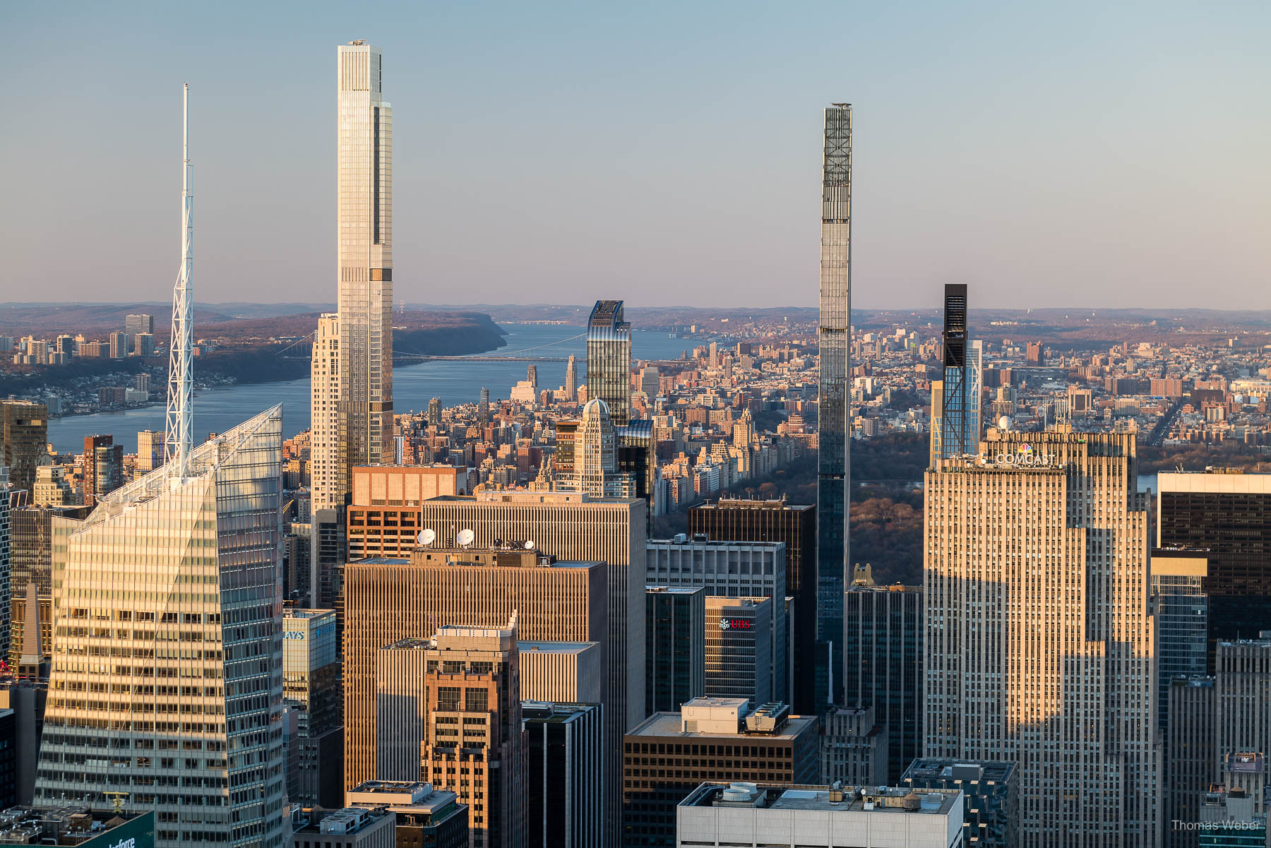 Blick vom Empire State Building über Manhattan bei Sonnenuntergang, New York City, USA, Fotograf Thomas Weber aus Oldenburg