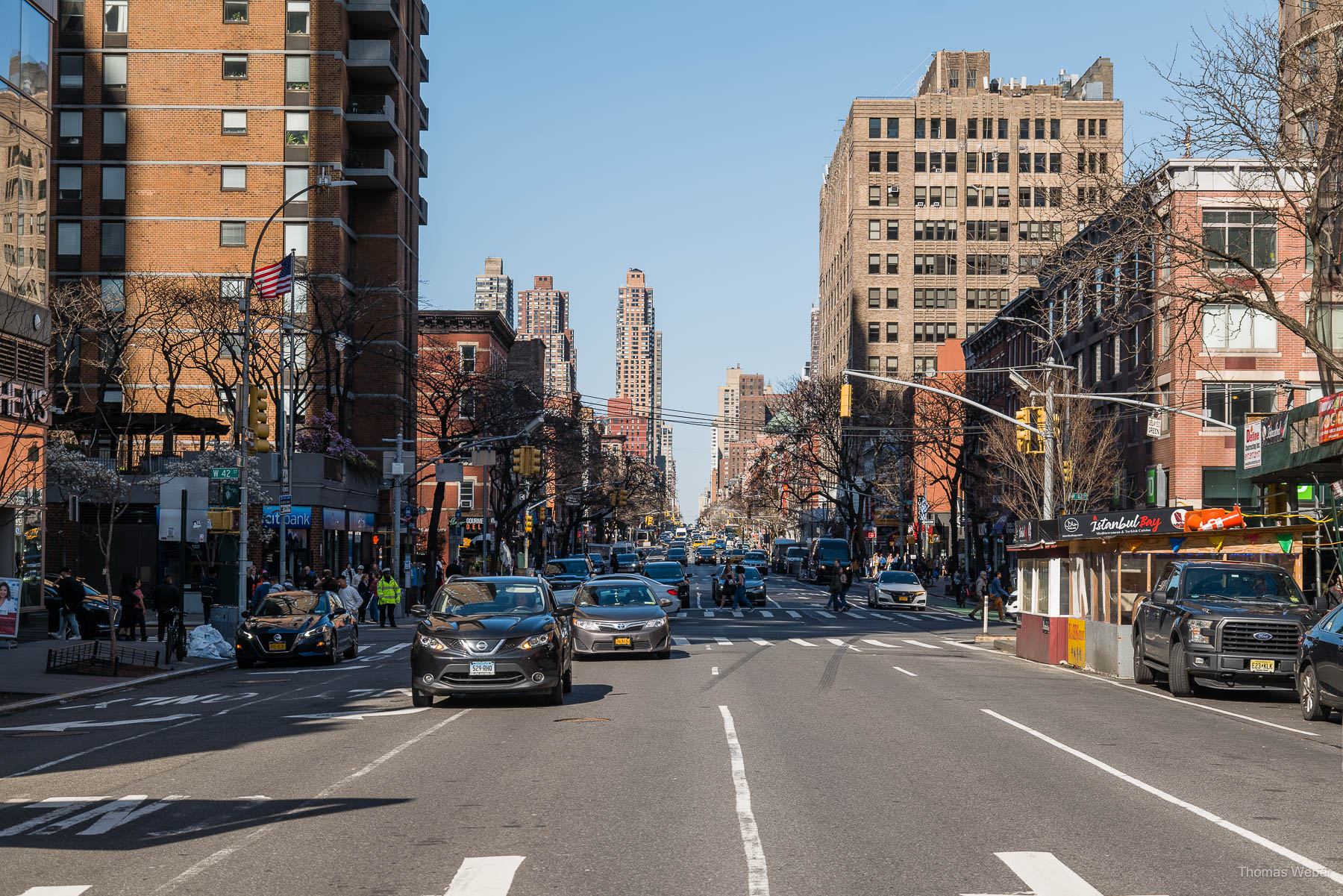 Wolkenkratzer und Straßen in New York City USA, Thomas Weber, Fotograf Oldenburg