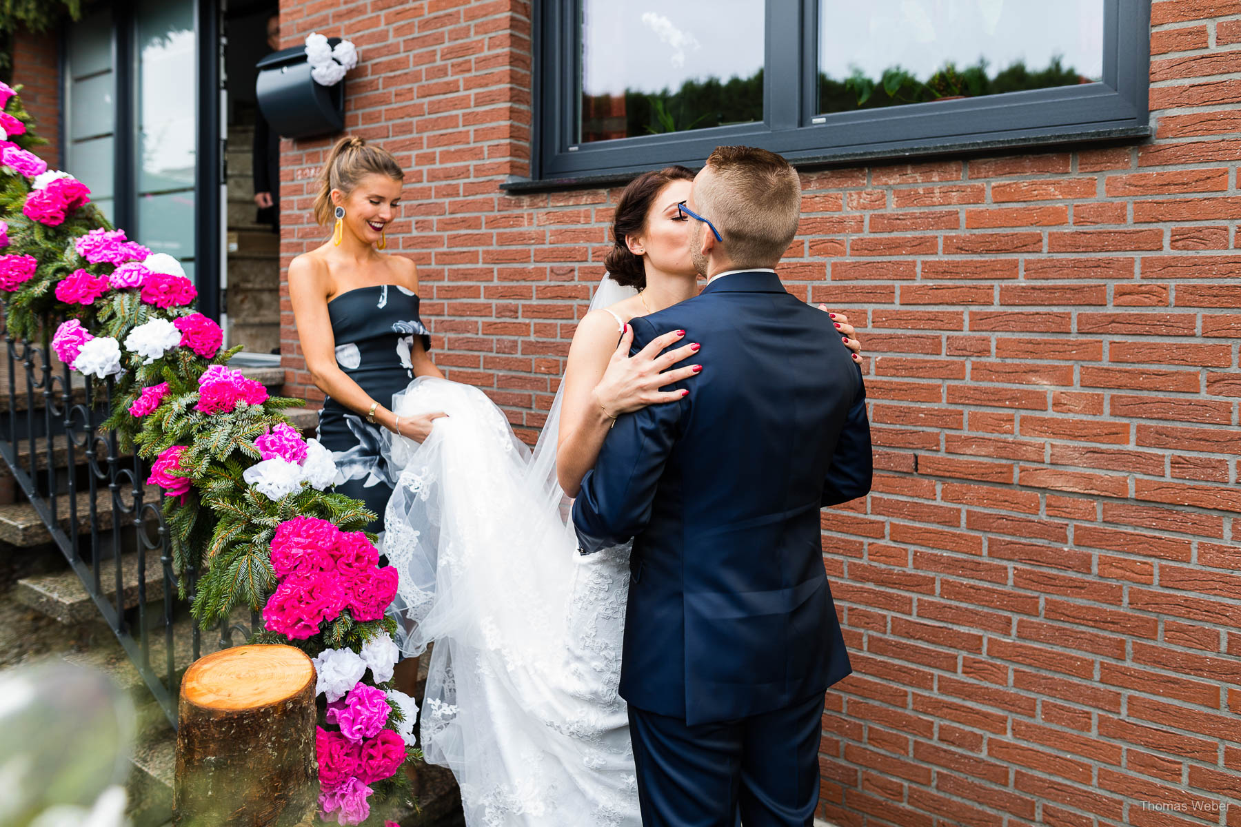 Hochzeit in Wildeshausen und Hochzeitsfeier in der Bullmühle Visbek, Thomas Weber, Fotograf Oldenburg