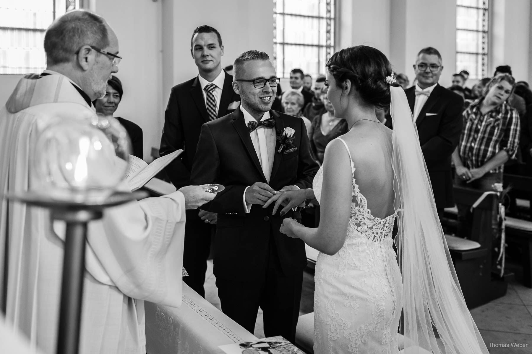 Hochzeit in Wildeshausen und Hochzeitsfeier in der Bullmühle Visbek, Thomas Weber, Fotograf Oldenburg