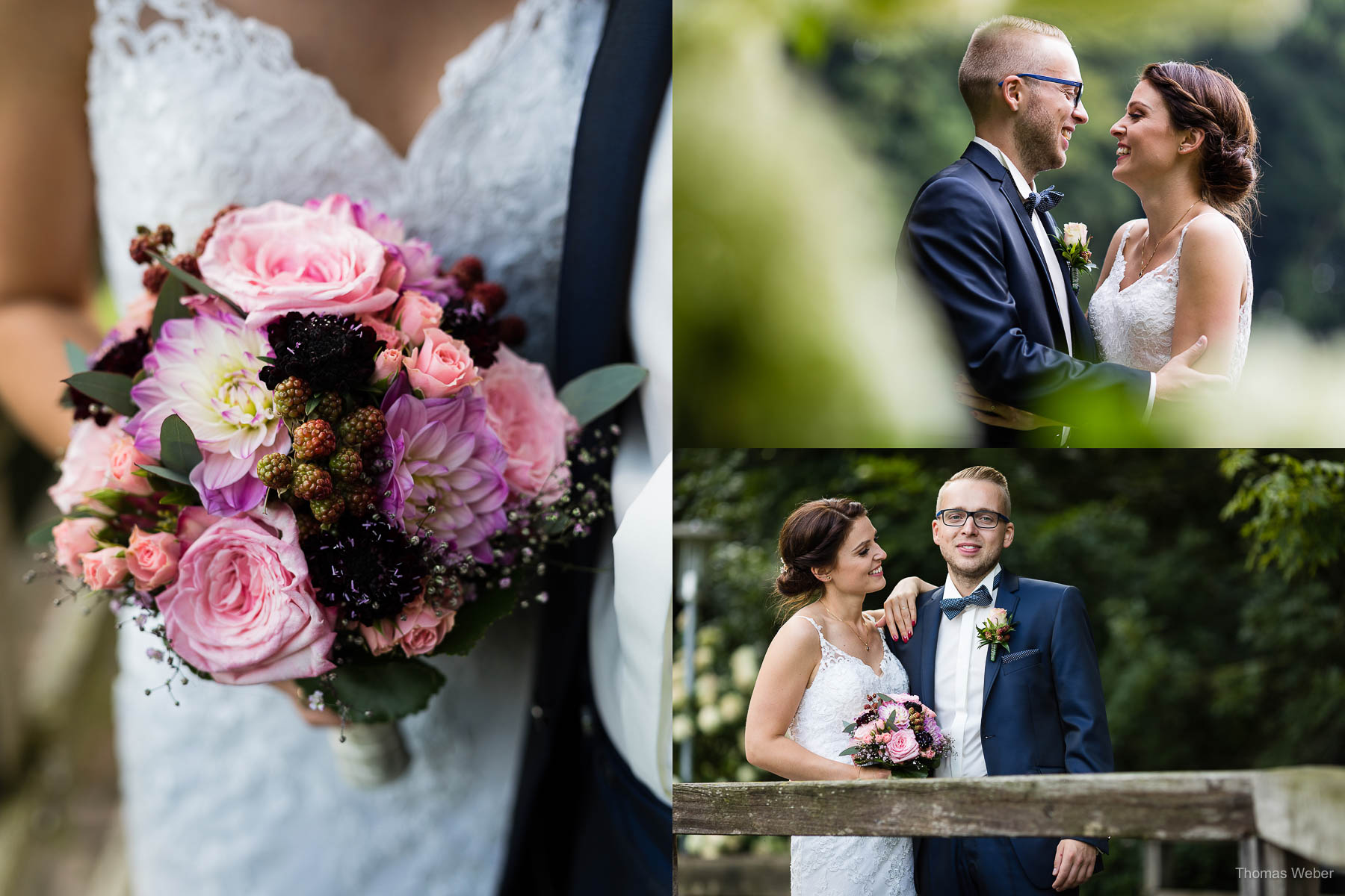 Hochzeit in Wildeshausen und Hochzeitsfeier in der Bullmühle Visbek, Thomas Weber, Fotograf Oldenburg