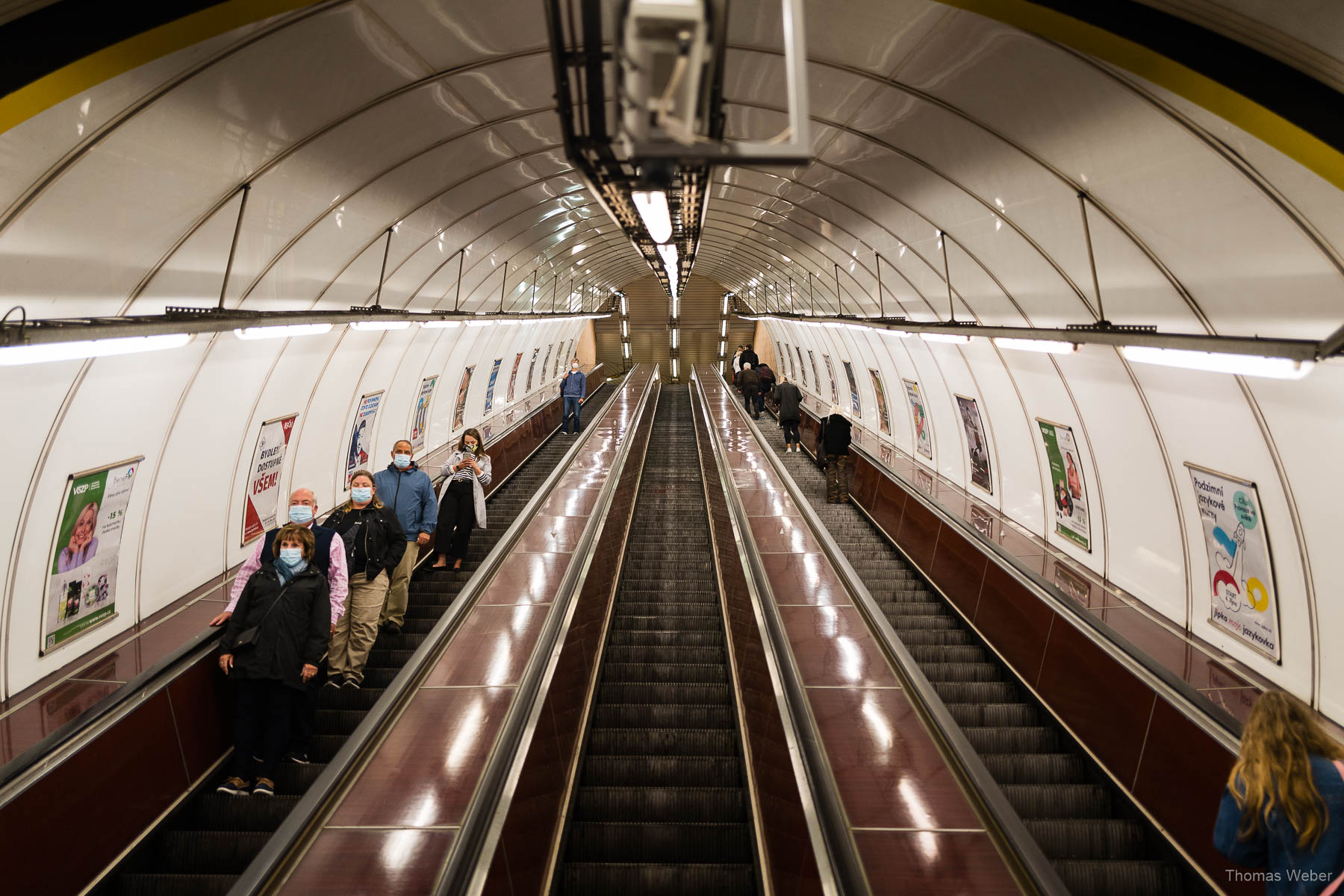 Faszinierende Prager Metrostationen und Rolltreppen, Thomas Weber, Fotograf aus Oldenburg