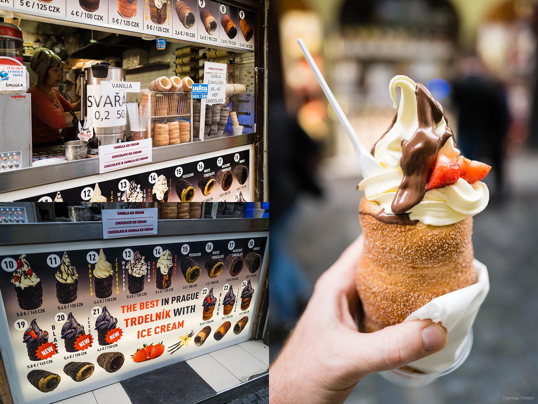 Trdelník Hörnchen - die leckere Süßigkeit aus Prag, Fotograf Thomas Weber