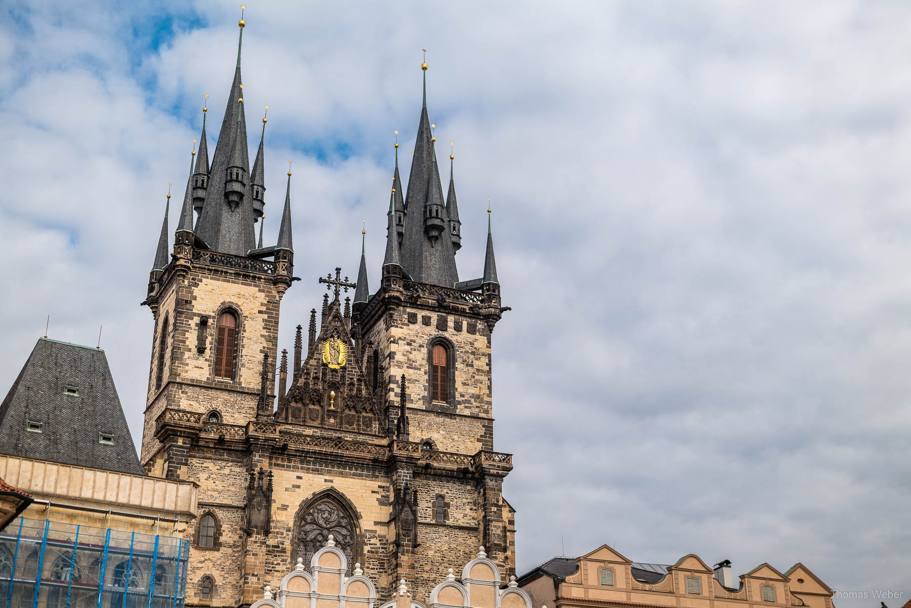 Der Altstädter Ring (Staroměstské náměstí) und das Rathaus mit der astronomischen Aposteluhr, Fotograf Thomas Weber