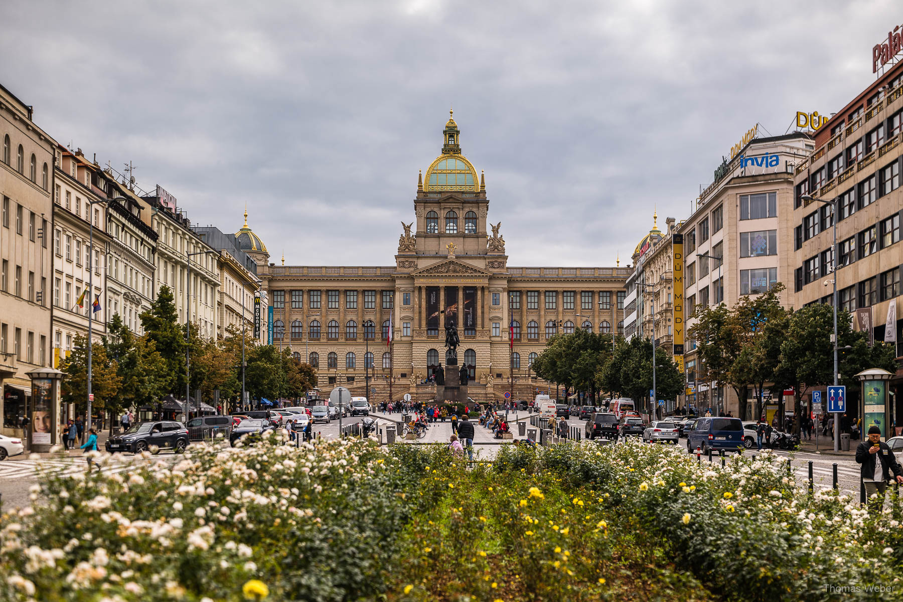Der Wenzelsplatz in Prag
