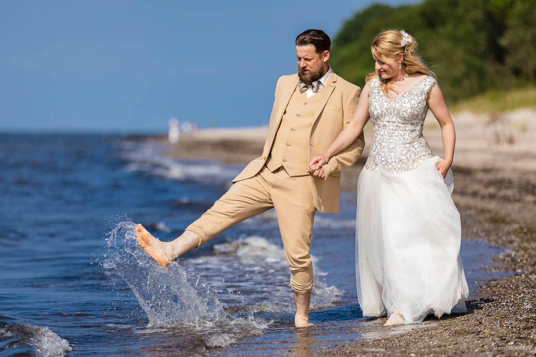 Hochzeit auf dem Schlossgut Groß Schwansee an der Ostsee, Fotograf Thomas Weber aus Oldenburg