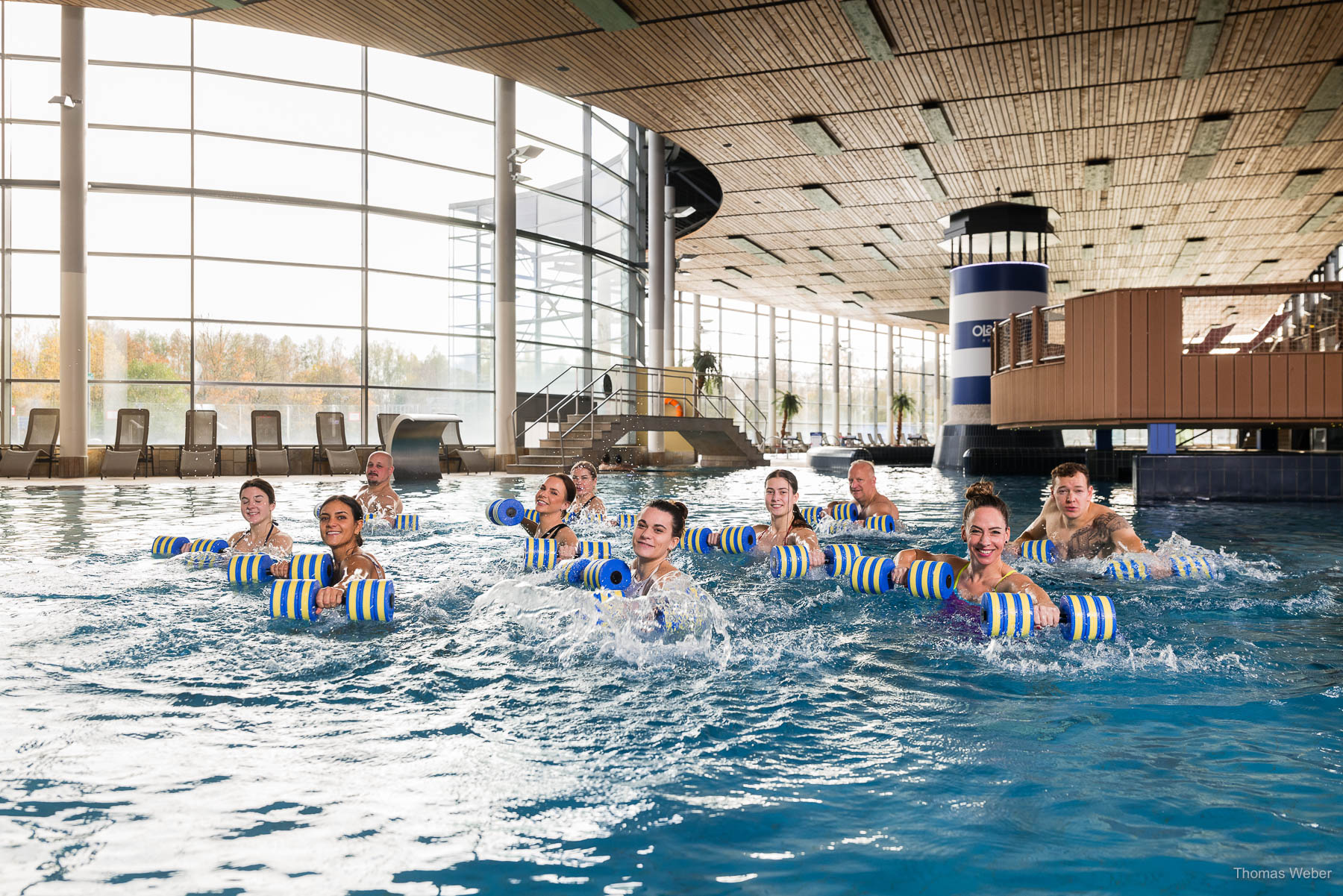 Wassersportkurse im OLantis Huntebad in Oldenburg, Thomas Weber, Fotograf in Oldenburg