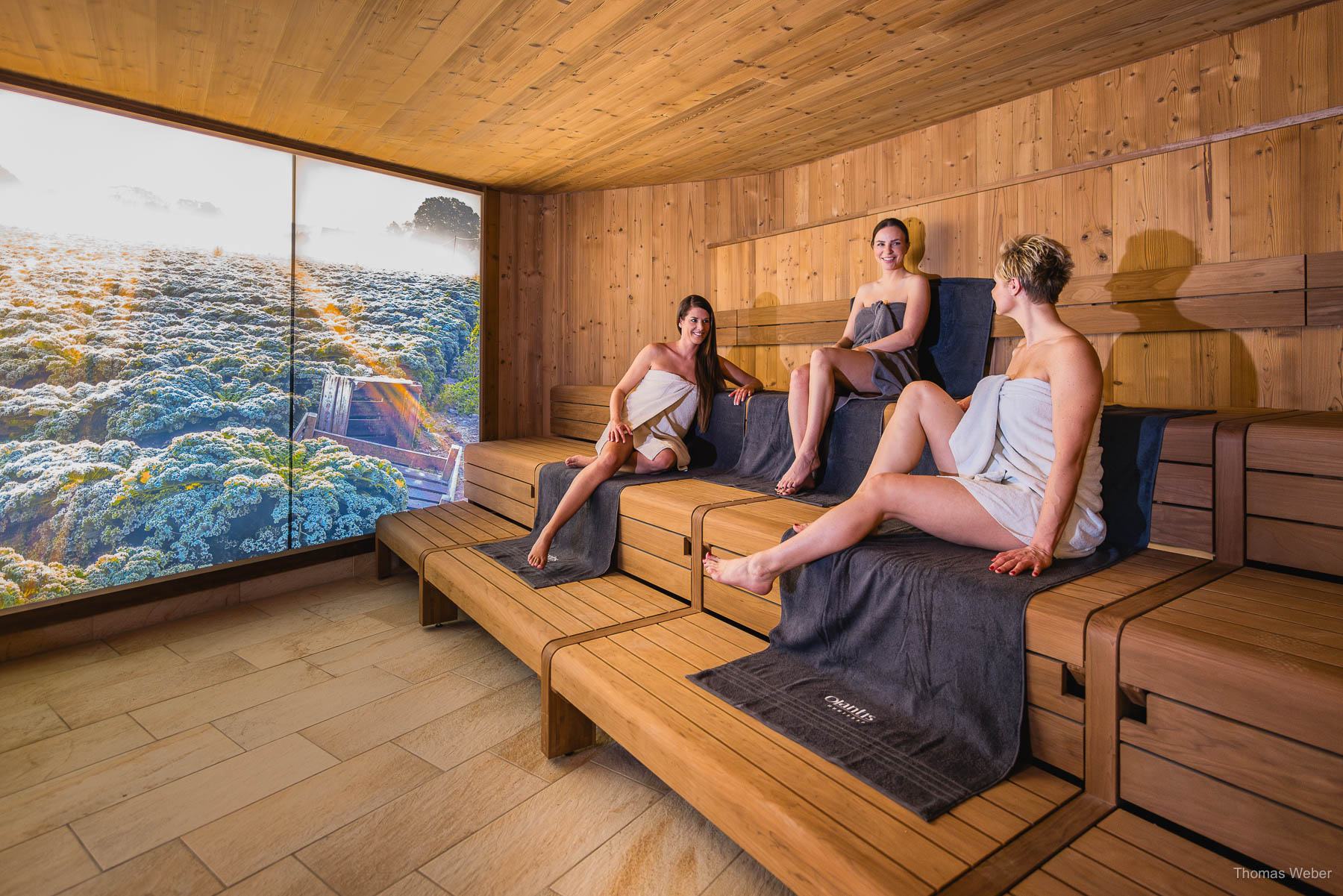 Wellness und Saunafotos im OLantis Huntebad Oldenburg, Fotograf Thomas Weber