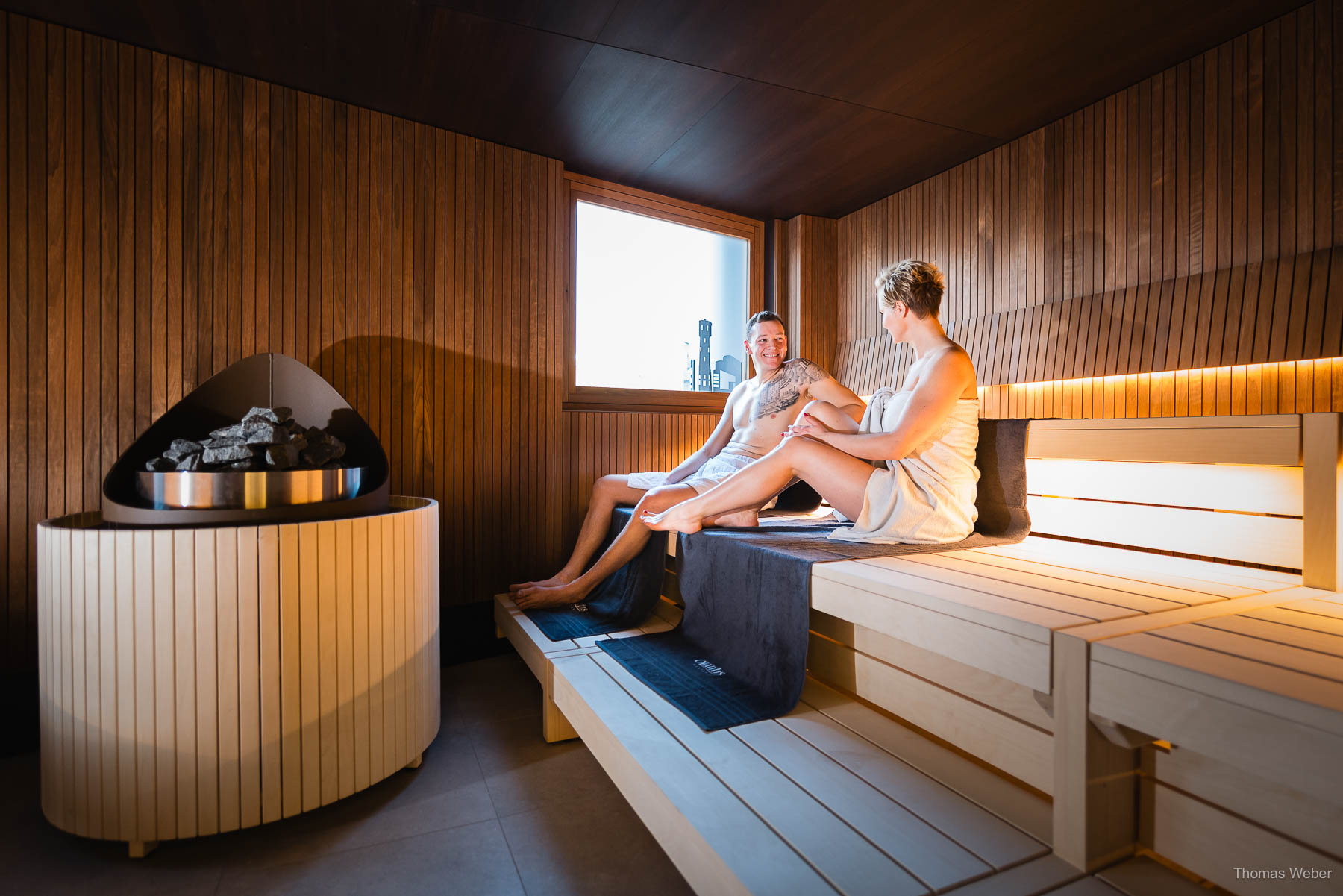 Wellness und Saunafotos im OLantis Huntebad Oldenburg, Fotograf Thomas Weber