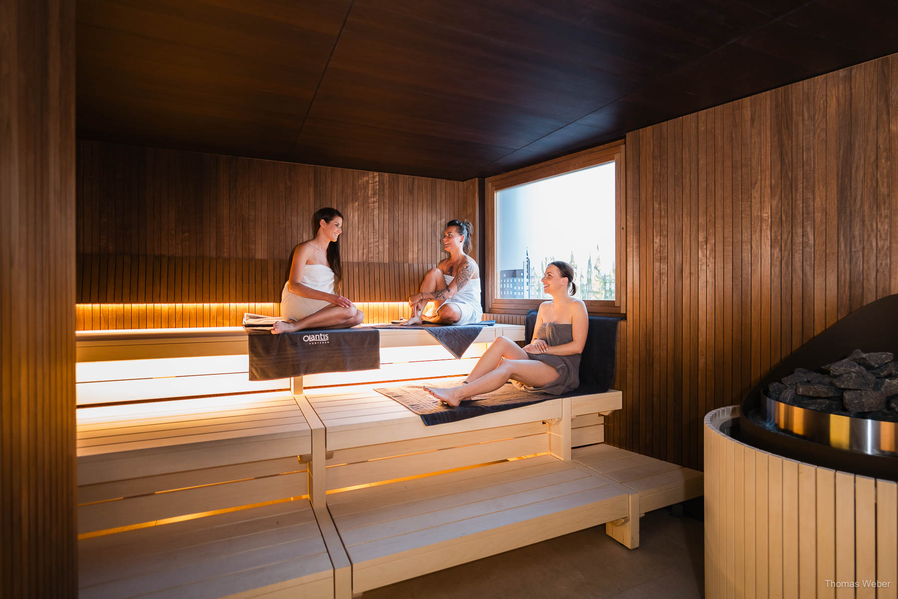 Wellness und Saunafotos im OLantis Huntebad Oldenburg, Fotograf Thomas Weber