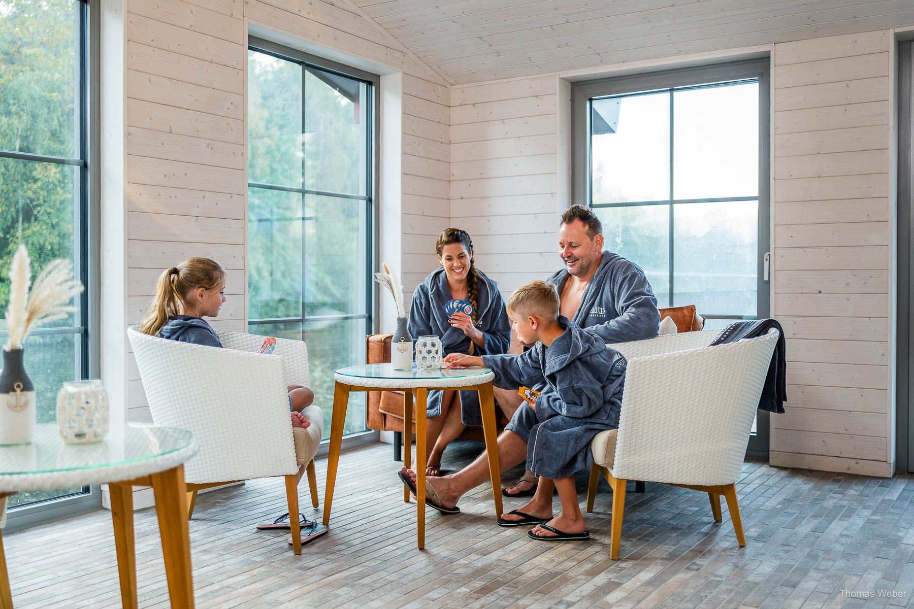 Werbefotografie für das OLantis Huntebad in Oldenburg, Familiensauna, Thomas Weber