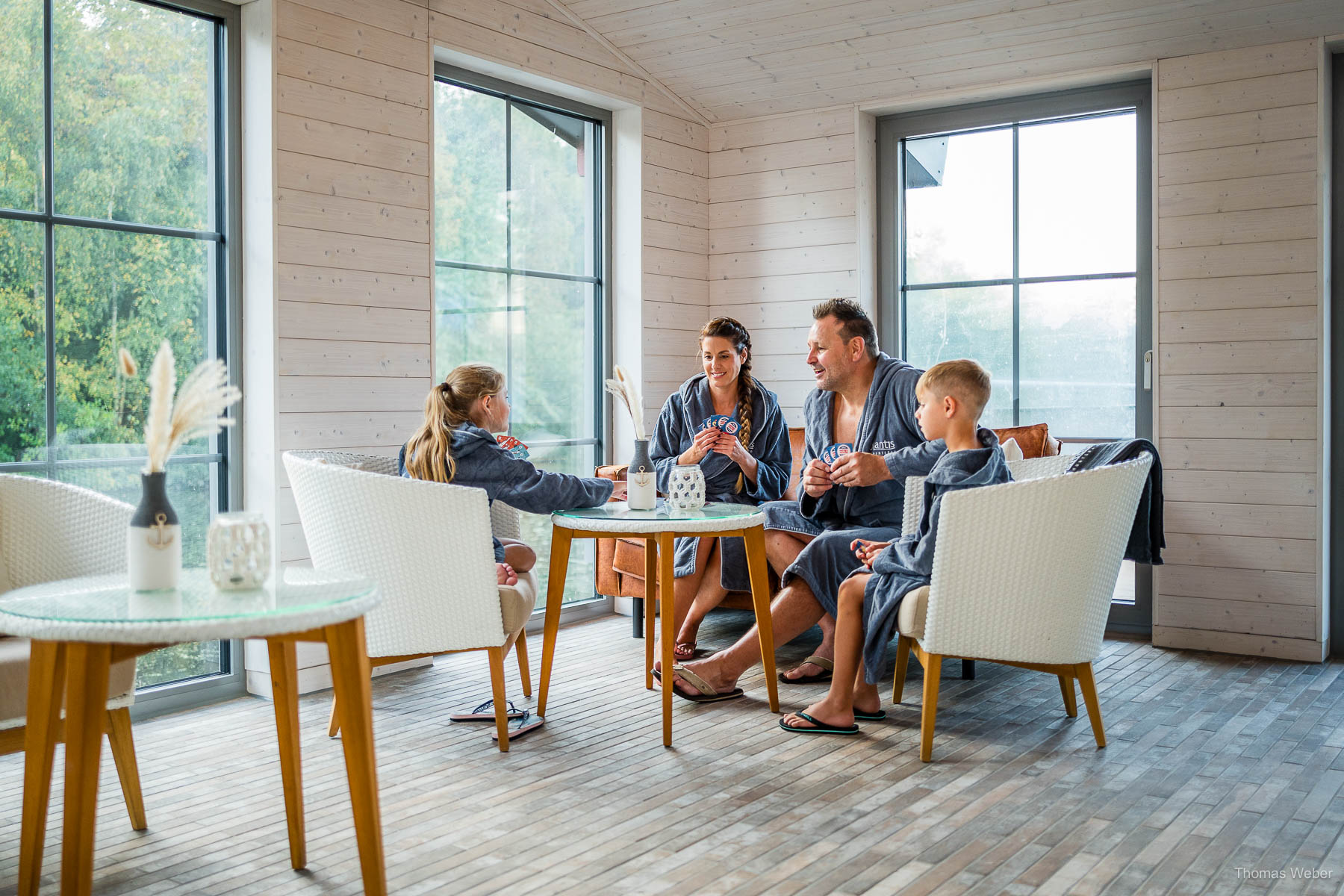 Werbefotografie für das OLantis Huntebad in Oldenburg, Familiensauna, Thomas Weber