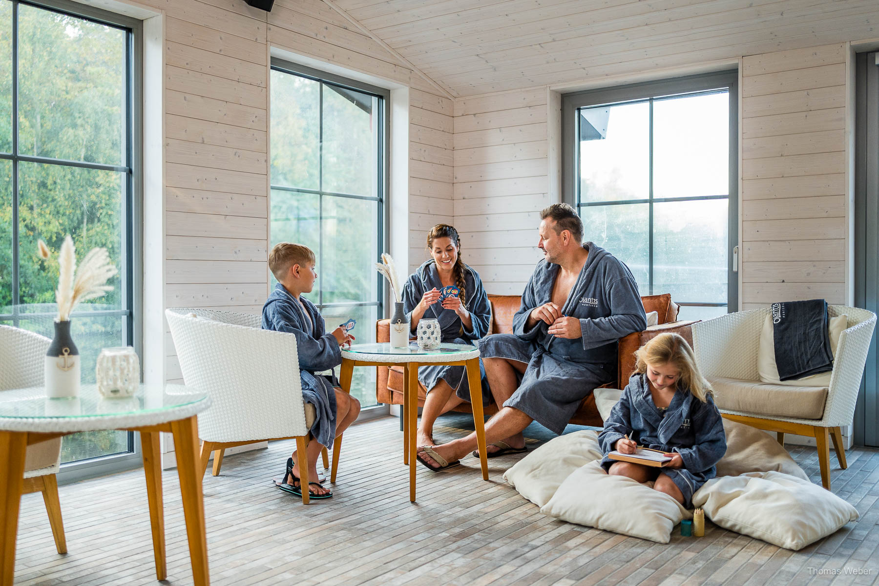 Werbefotografie für das OLantis Huntebad in Oldenburg, Familiensauna, Thomas Weber