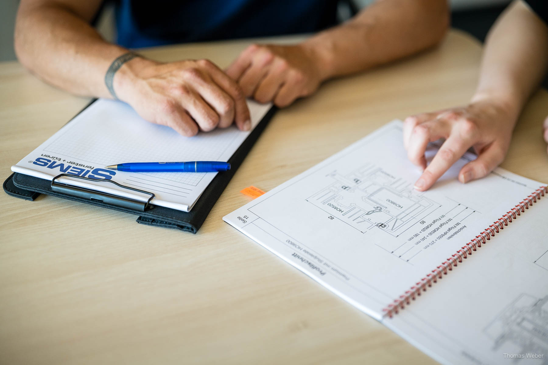 Werbefotos für die Siems Fenster und Türen GmbH in Wiefelstede, Fotograf Oldenburg, Thomas Weber