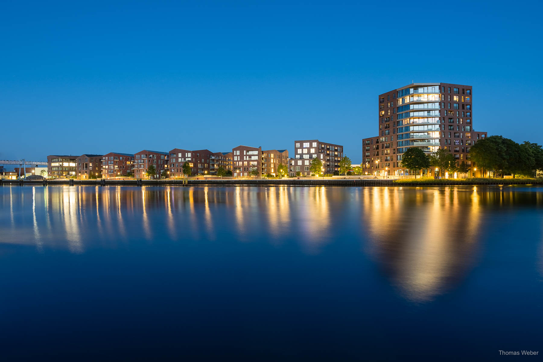Das Quartier Havekant an der Oldenburger Hunte, Architekturfotos vom Fotografen Thomas Weber aus Oldenburg