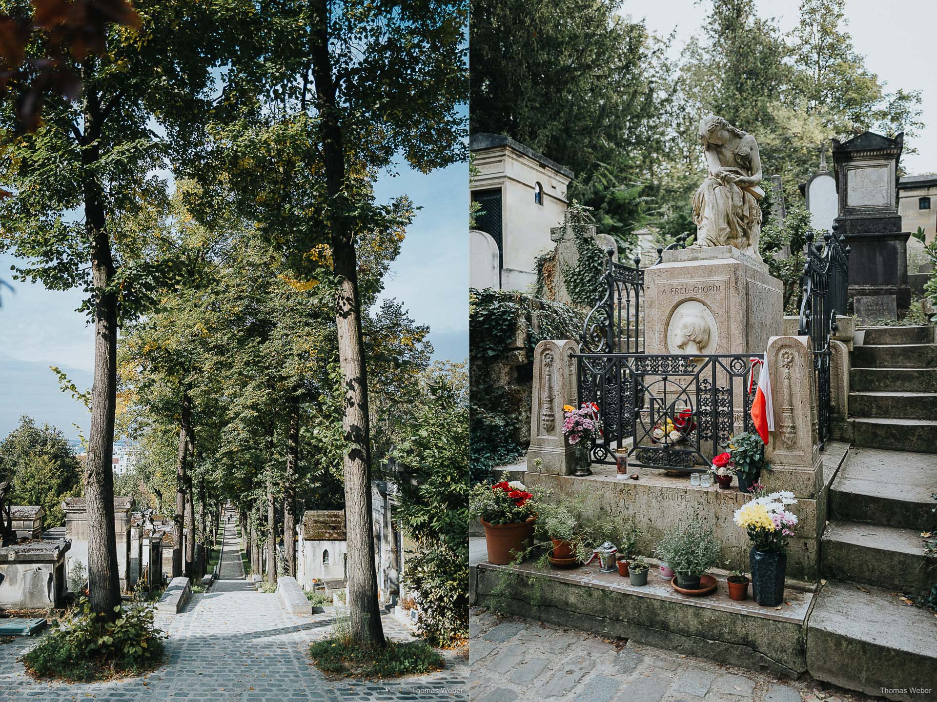 Besuch auf dem Friedhof Père Lachaise Friedhof Père Lachaise in Paris