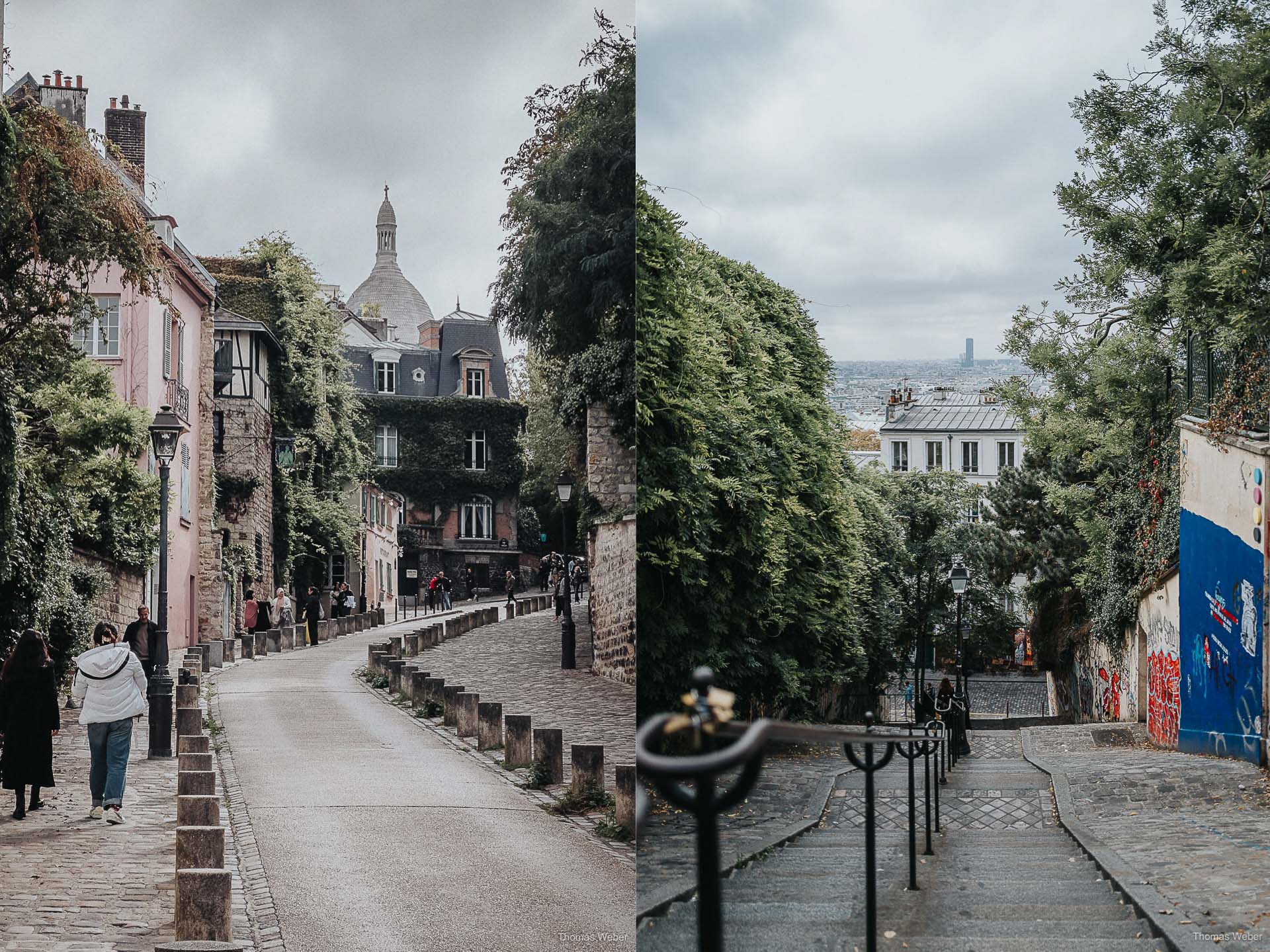 Montmartre, Sacré-Cœur und Moulin-Rouge Montmartre, Sacré-Cœur und Moulin-Rouge in Paris