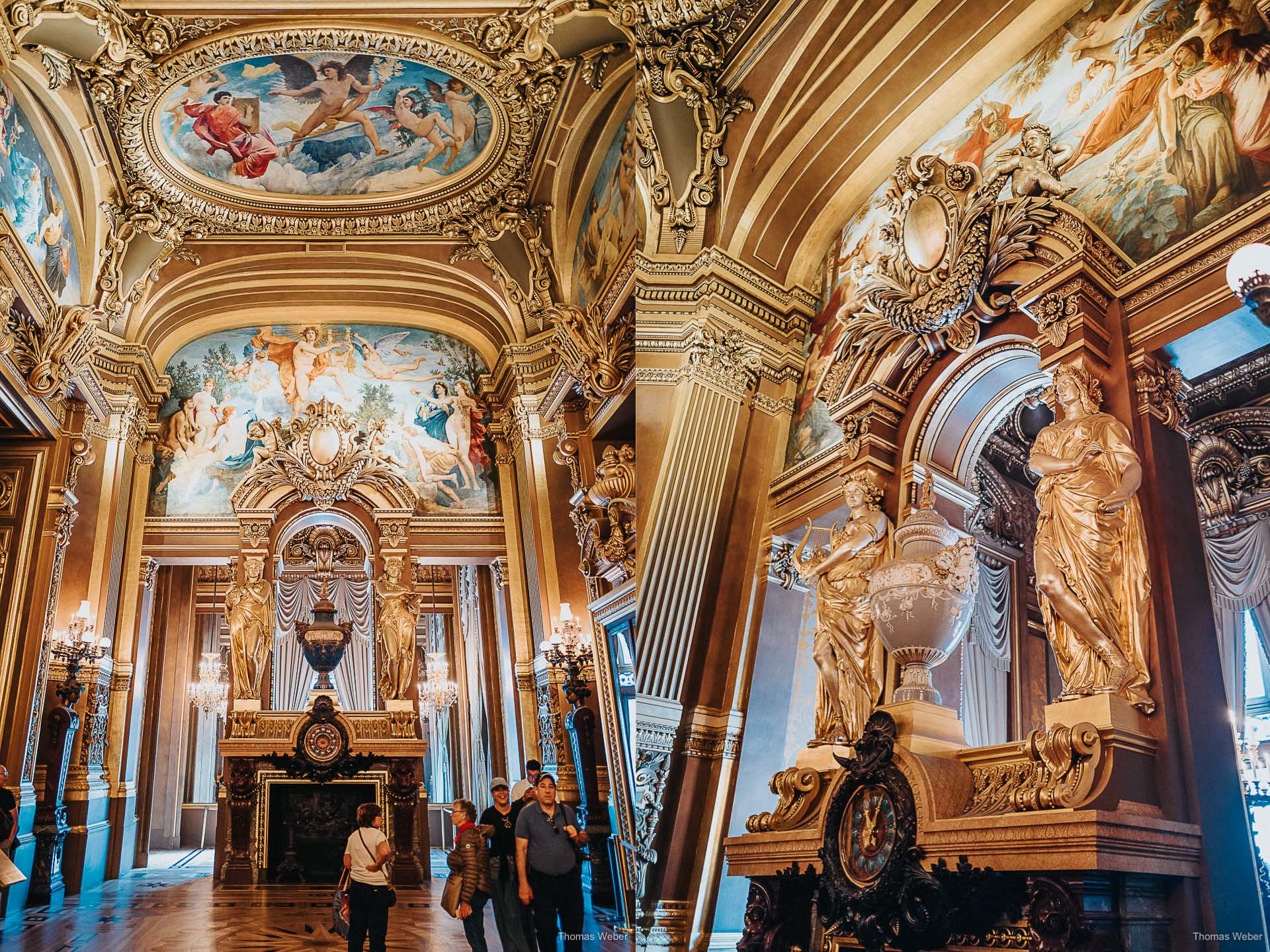 Pariser Oper und Galeries Lafayette Opéra Garnier und Galeries Lafayette in Paris