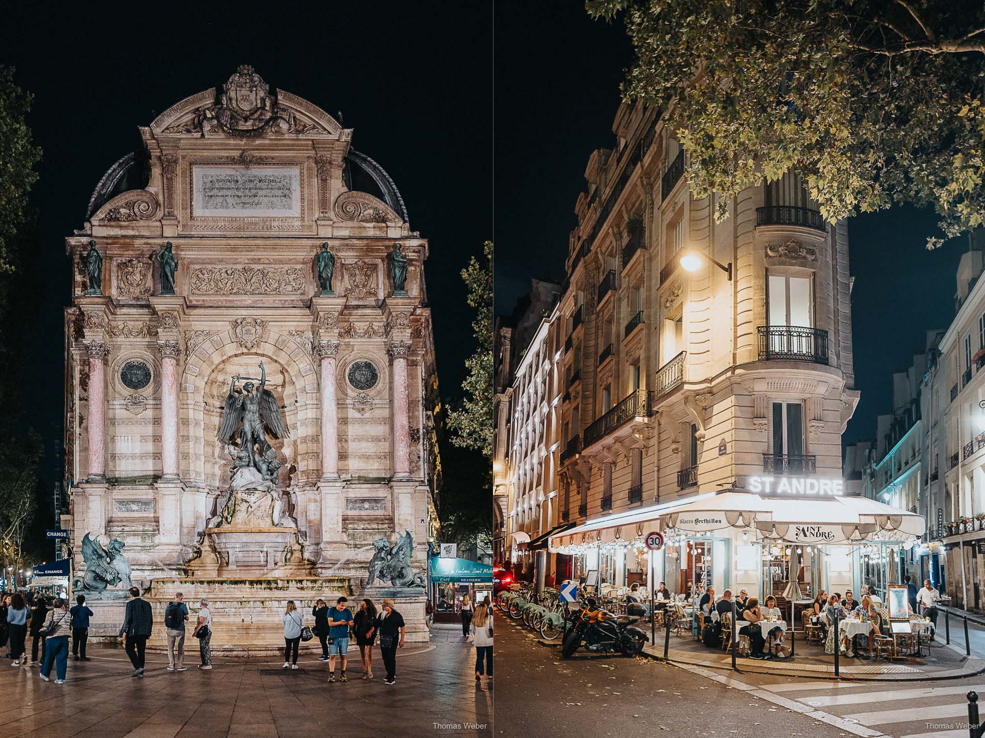 Paris bei Nacht Paris bei Nacht mit Louvre und Seine